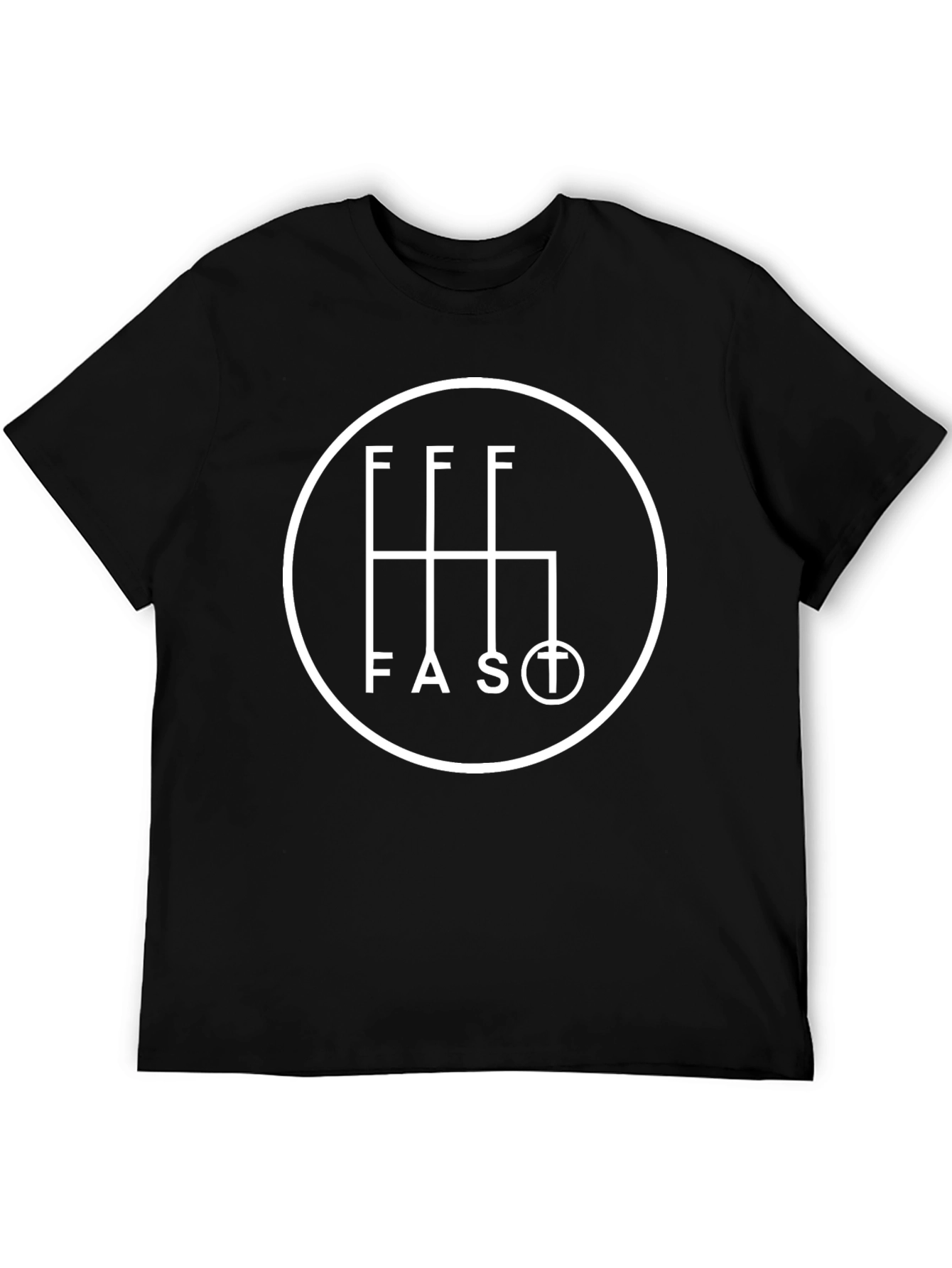Fast Shift T-Shirt - Black Graphic Tee