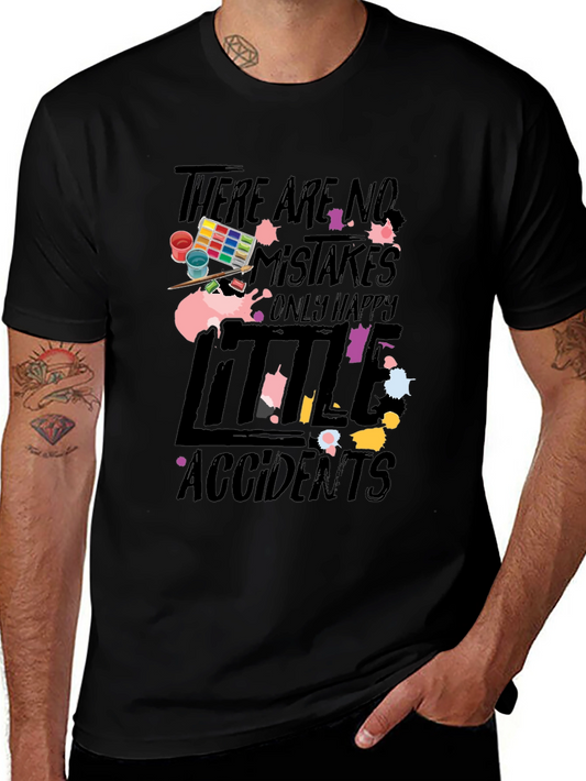 Happy Accidents T-Shirt Artistic Painting Tee