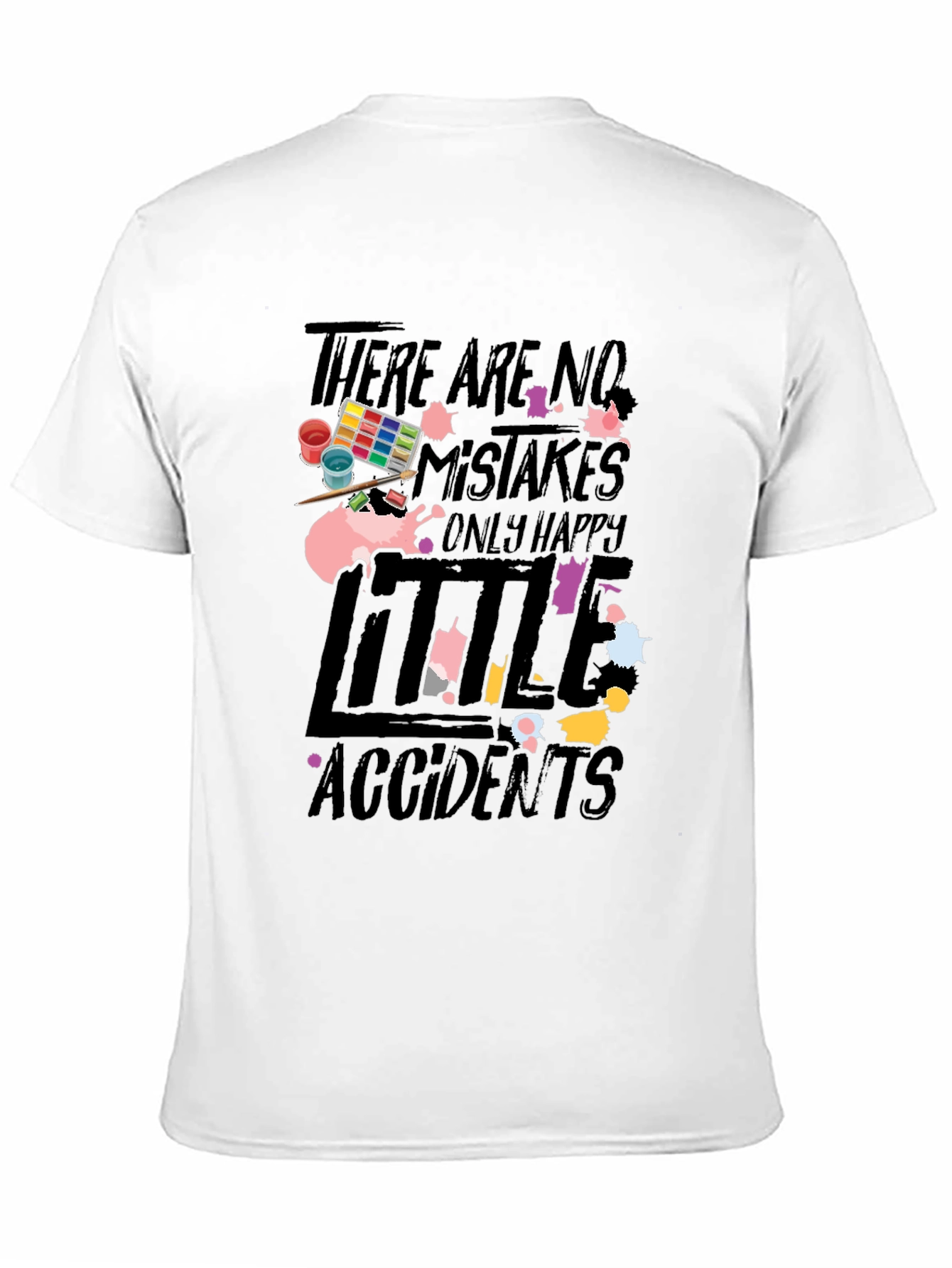 Happy Accidents T-Shirt Artistic Painting Tee