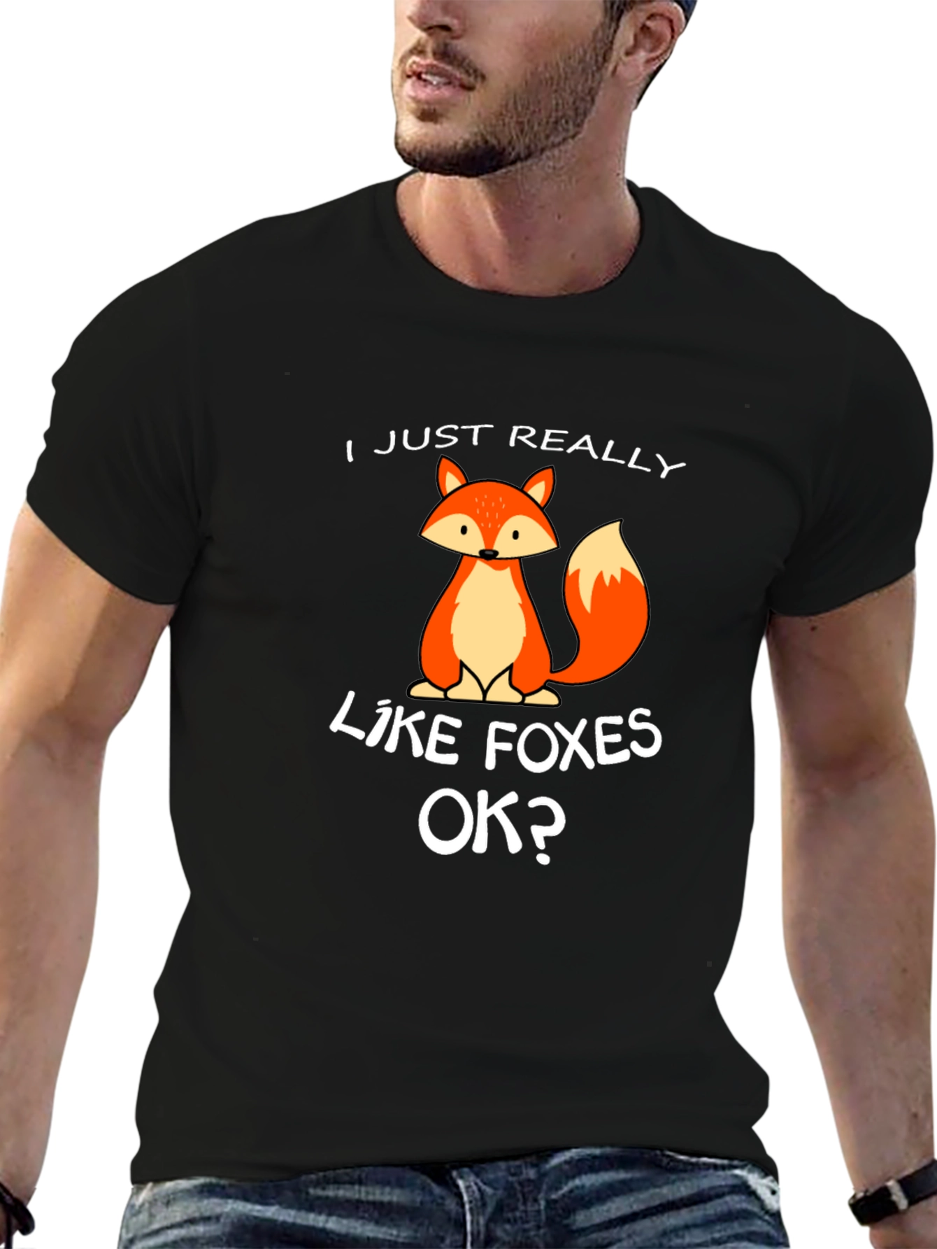 I Just Really Like Foxes OK? Graphic Tee