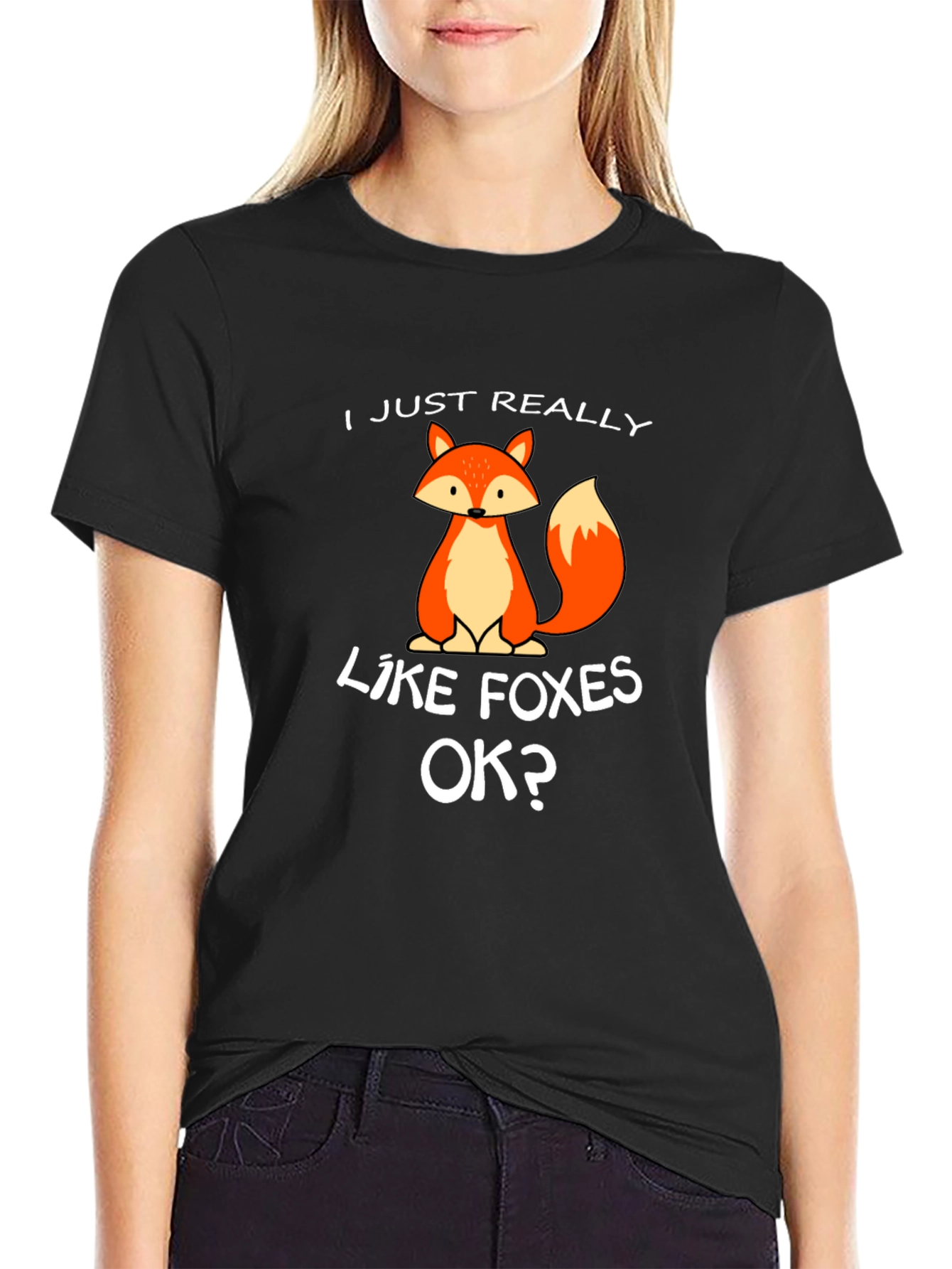 I Just Really Like Foxes OK? Graphic Tee