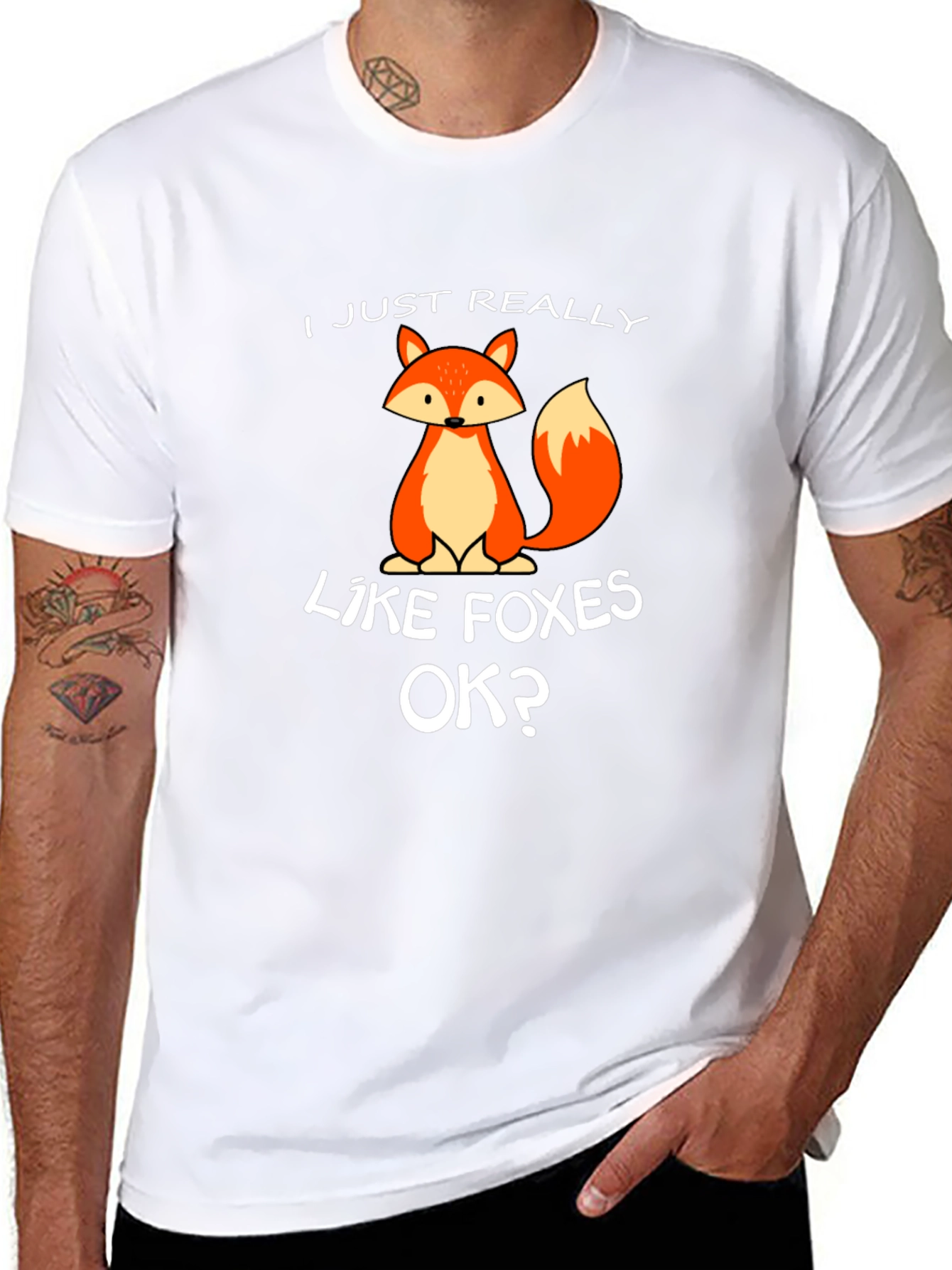 I Just Really Like Foxes OK? Graphic Tee