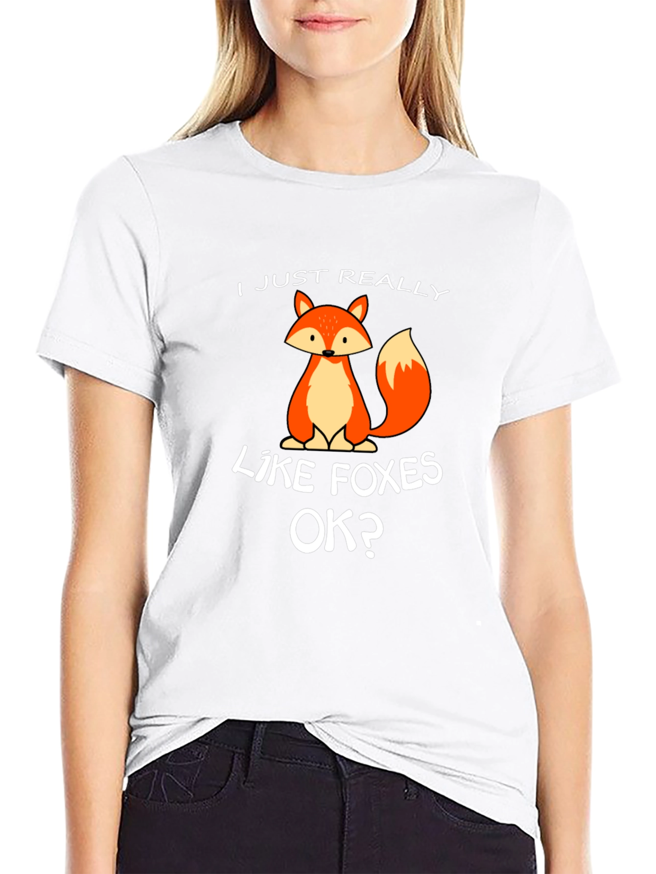 I Just Really Like Foxes OK? Graphic Tee