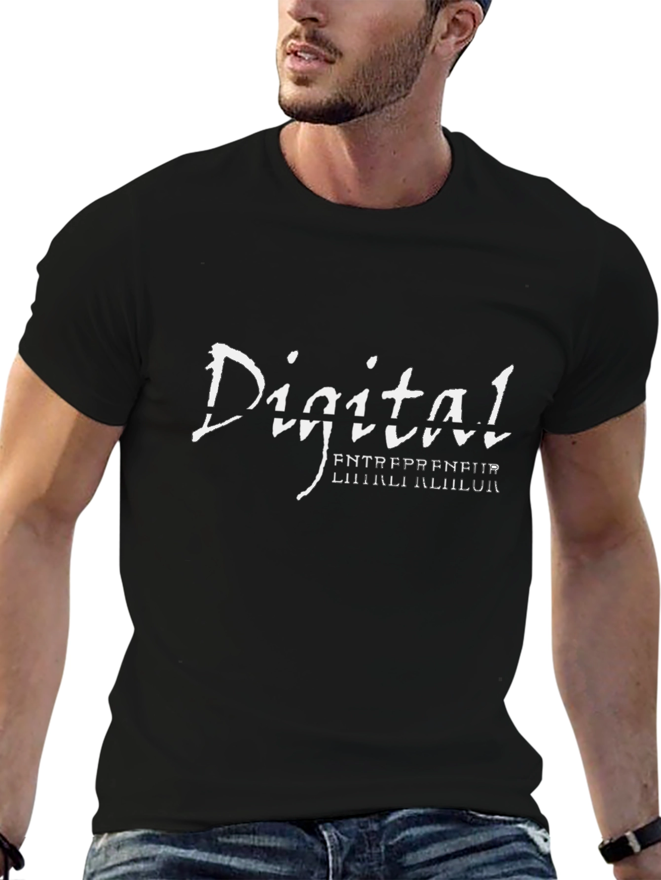 Digital Entrepreneur Black Graphic Tee