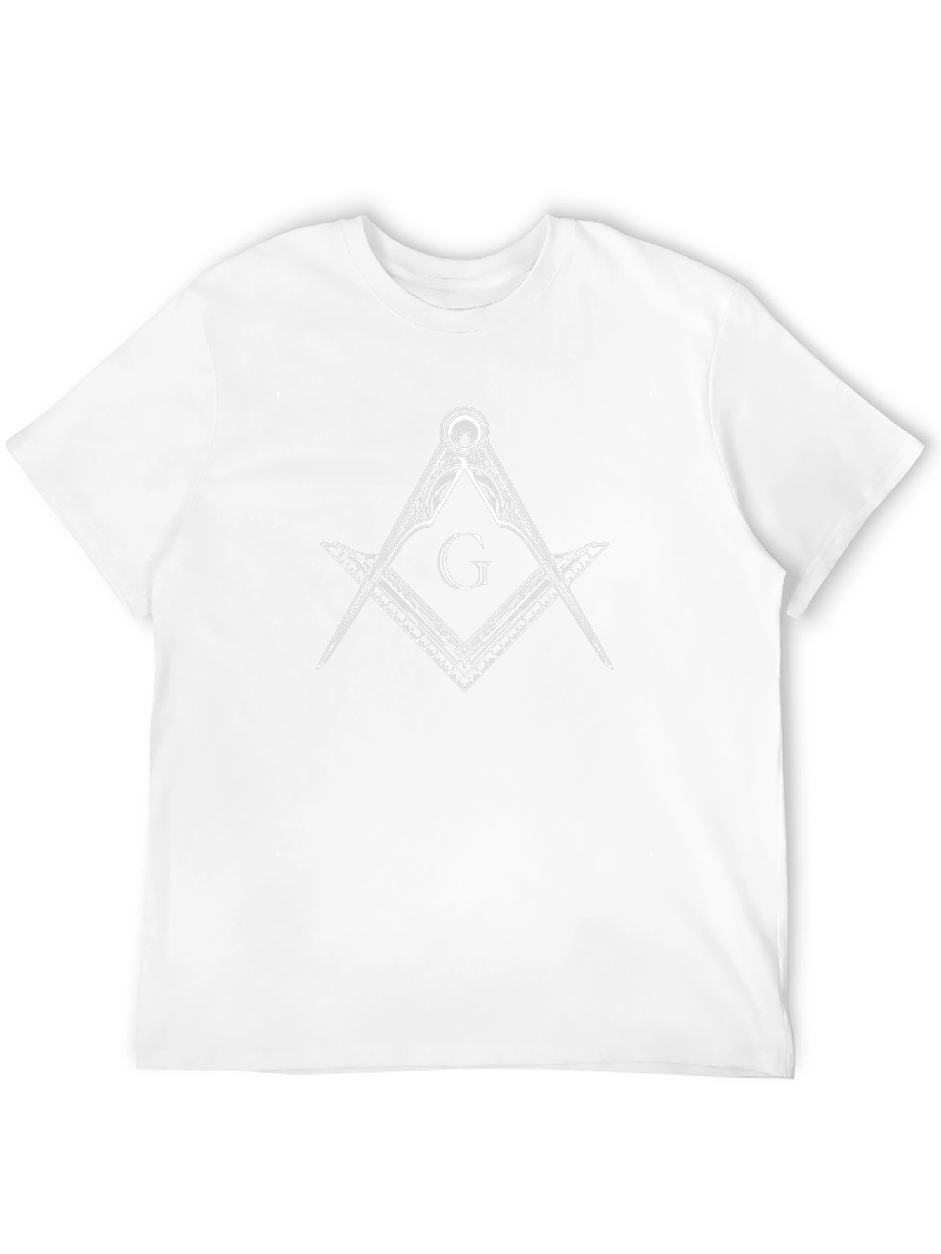 Masonic Compass & Square Black T-Shirt