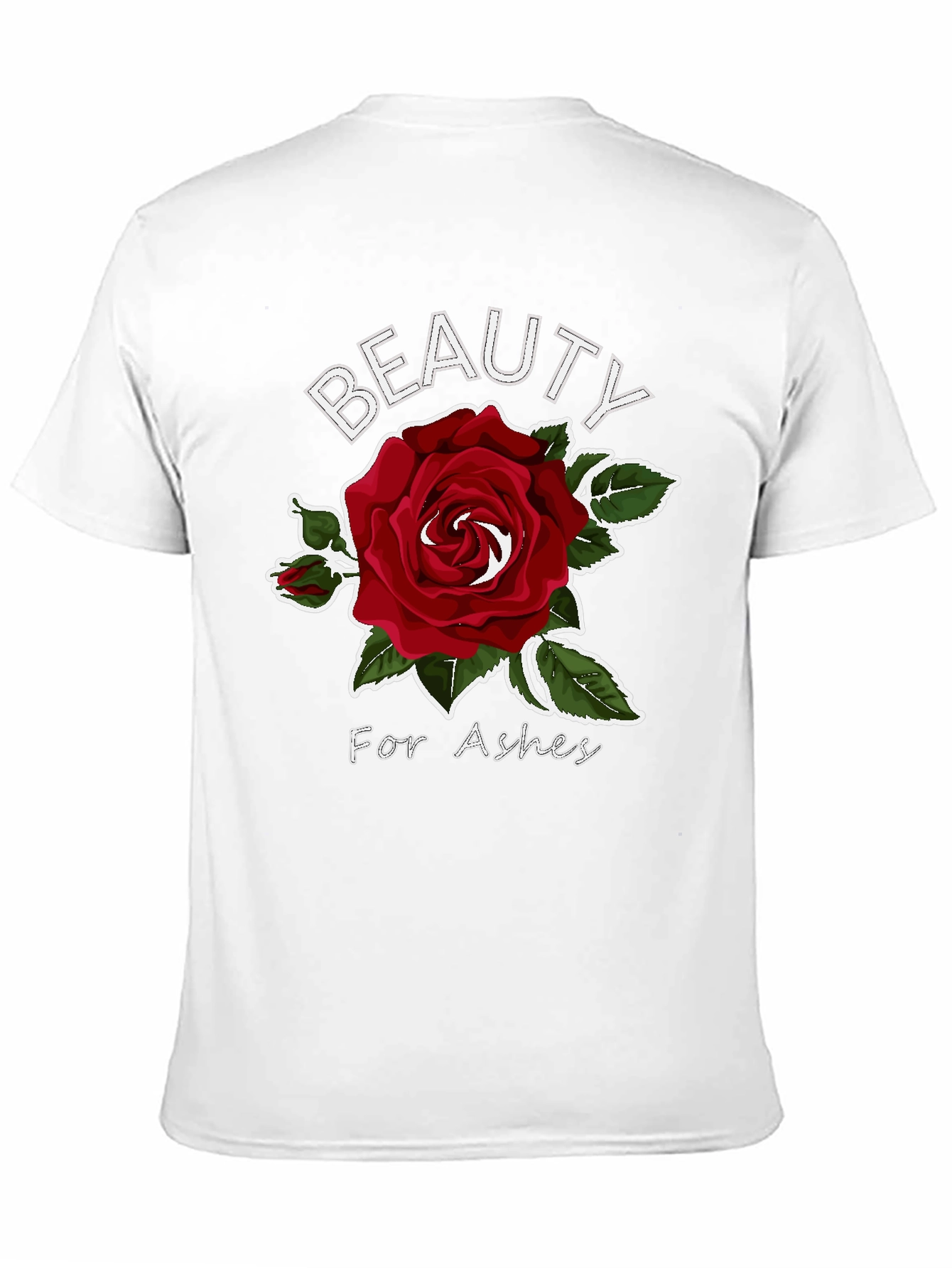 Beauty for Ashes Rose Graphic T-Shirt
