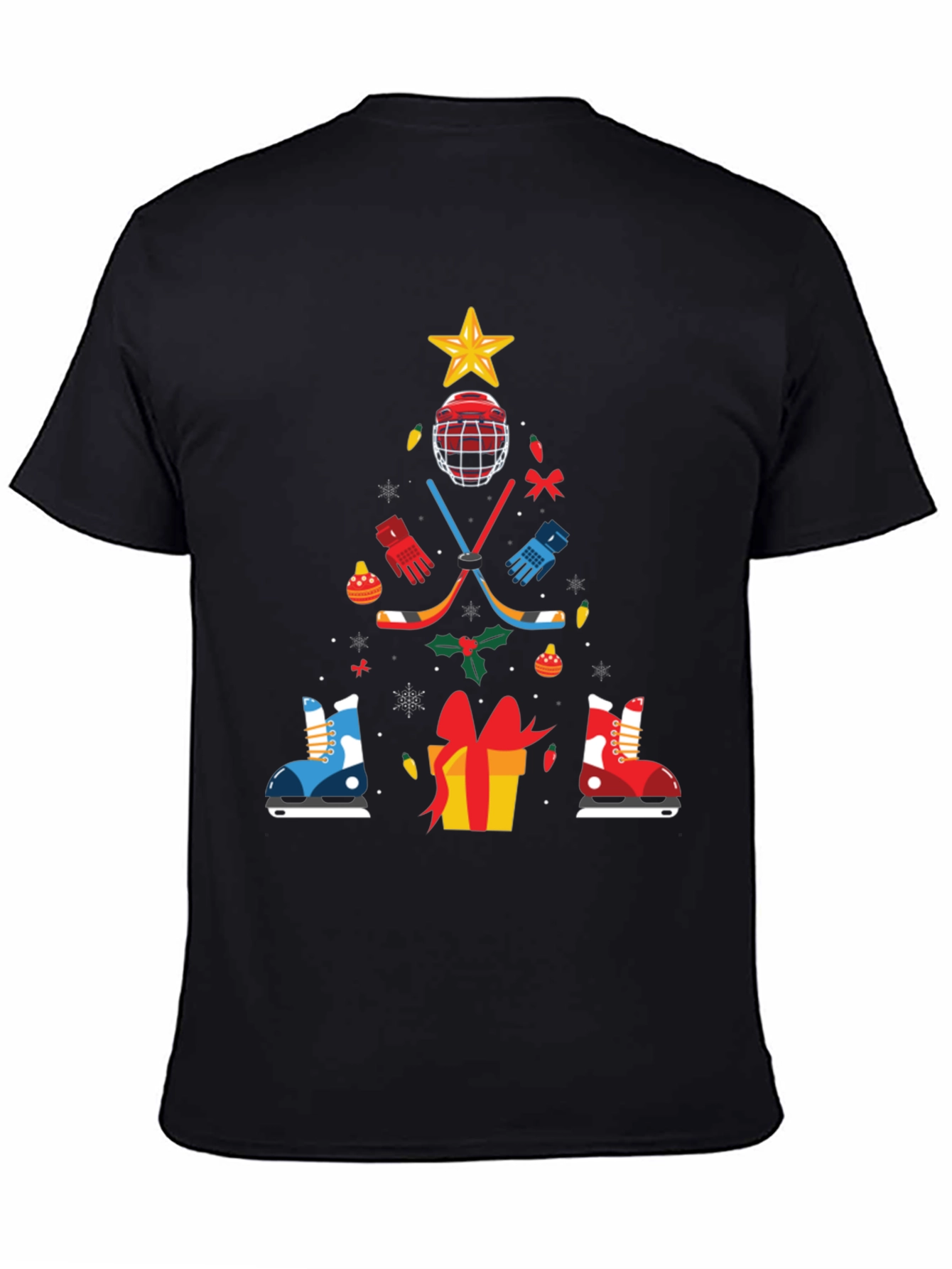 Hockey Christmas Tree T-Shirt