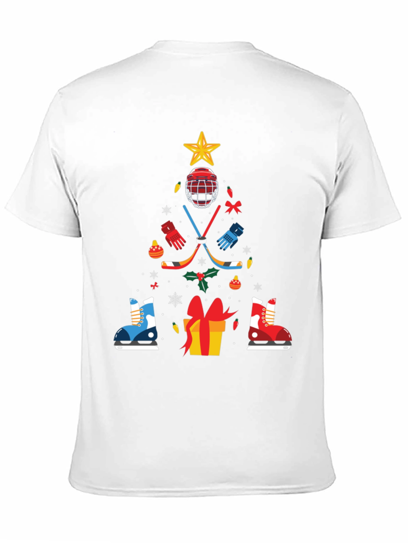 Hockey Christmas Tree T-Shirt