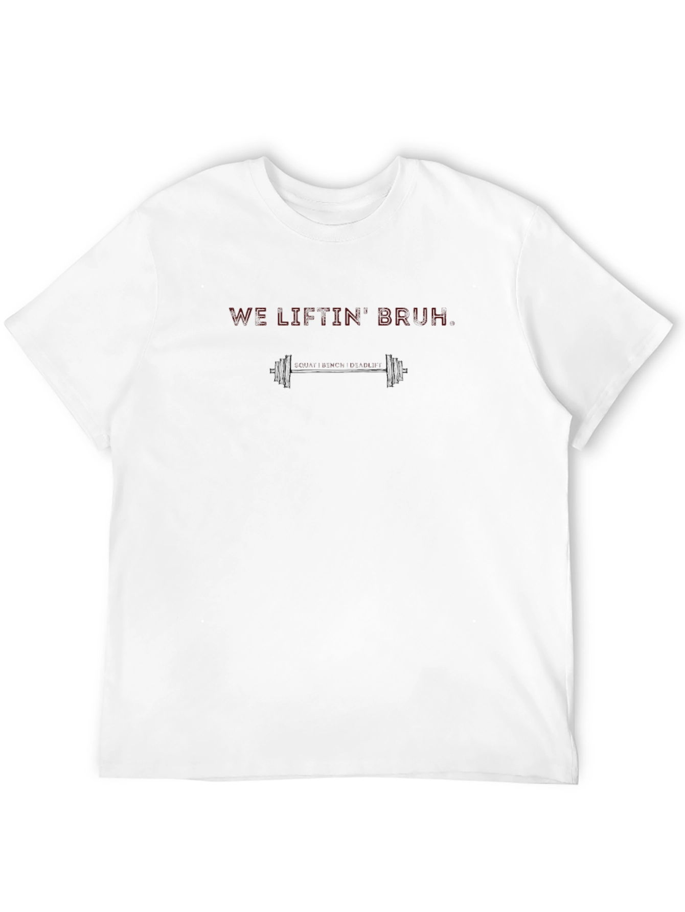 Black We Liftin Bruh Graphic Tee