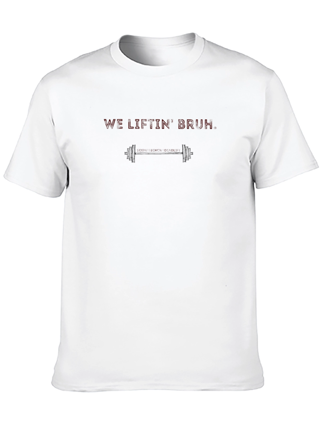 Black We Liftin Bruh Graphic Tee