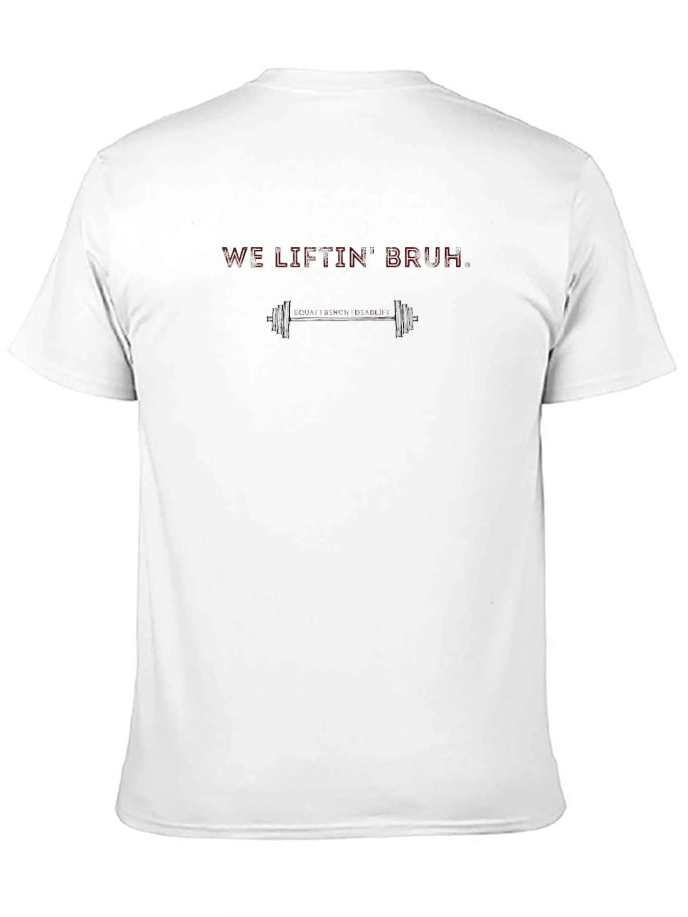 Black We Liftin Bruh Graphic Tee