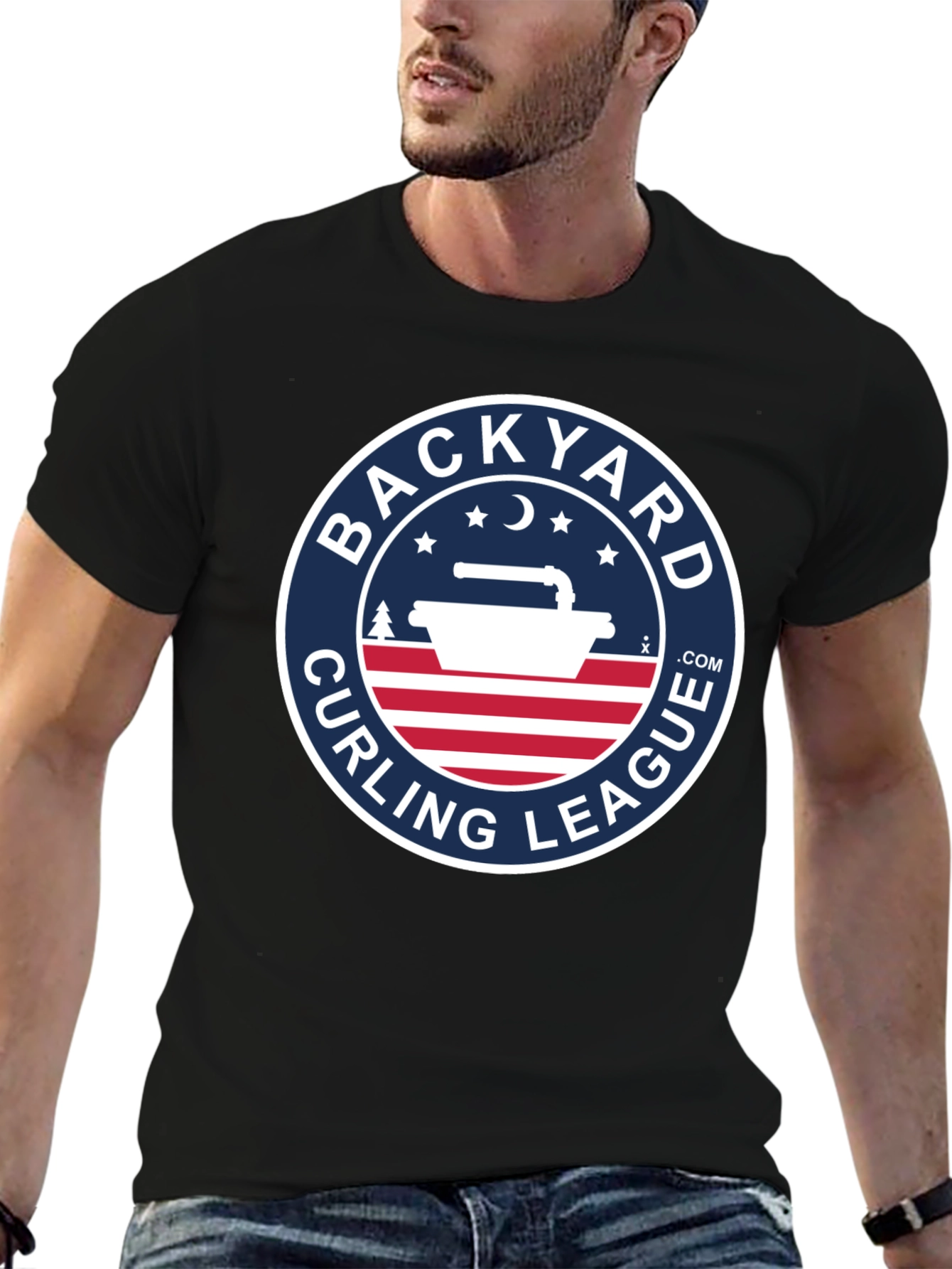 Backyard Curling League T-Shirt
