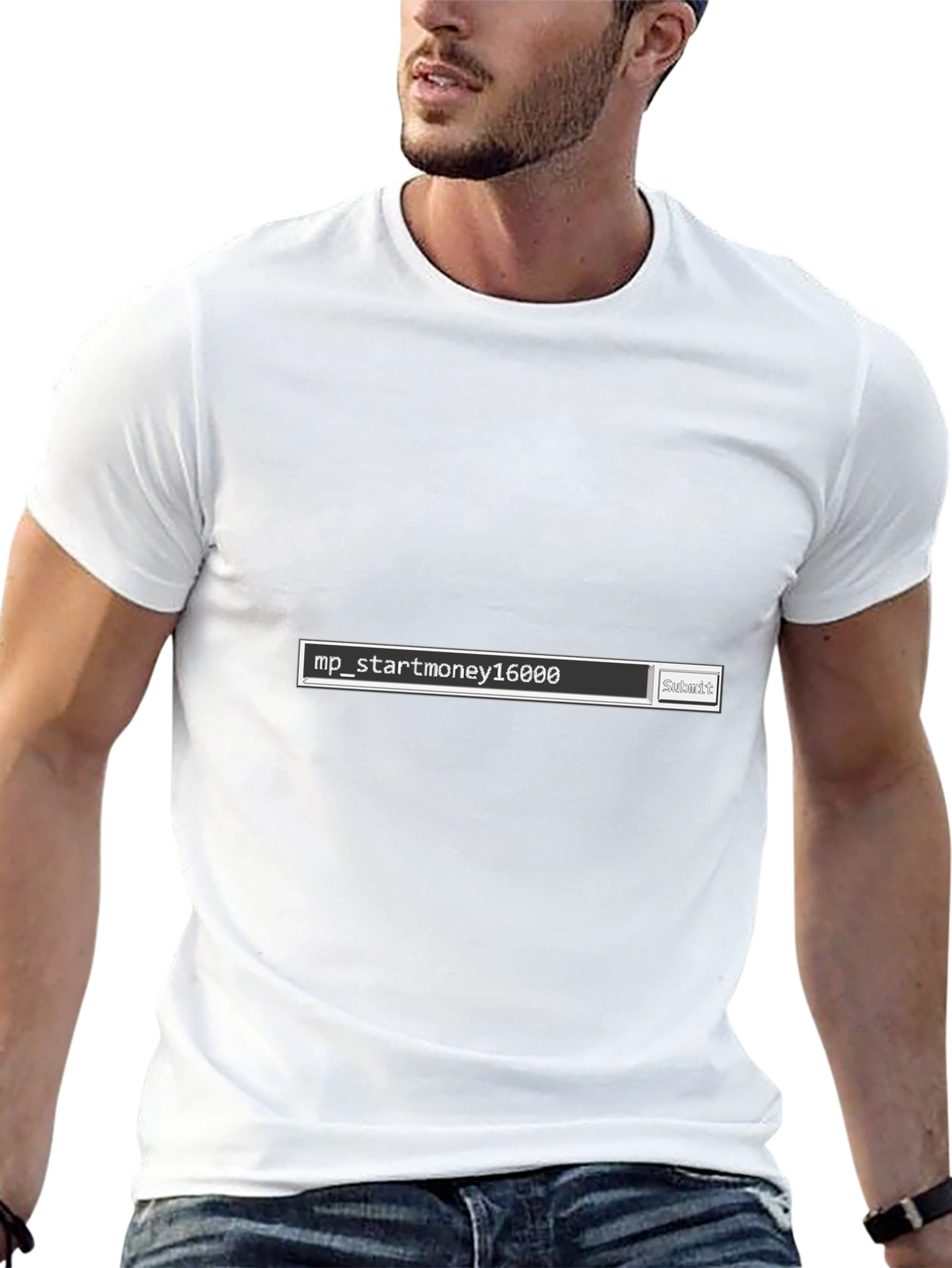 Black T-Shirt - Custom Start Money Design
