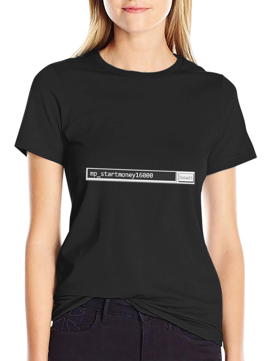 Black T-Shirt - Custom Start Money Design