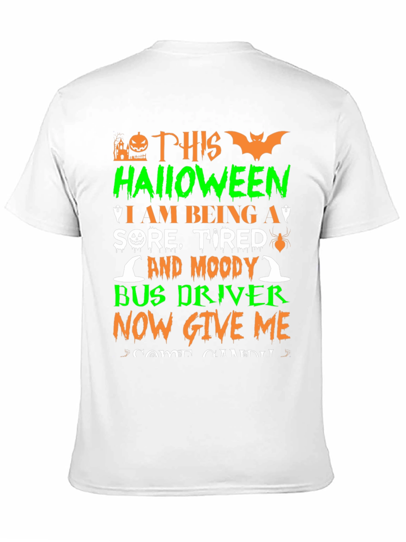 Halloween Bus Driver T-Shirt
