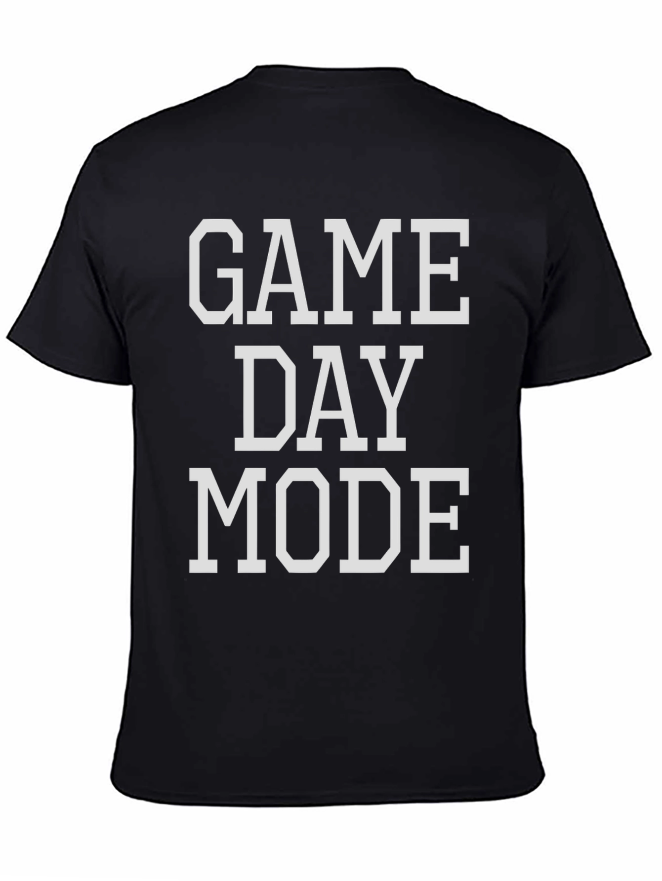 Game Day Mode Black T-Shirt