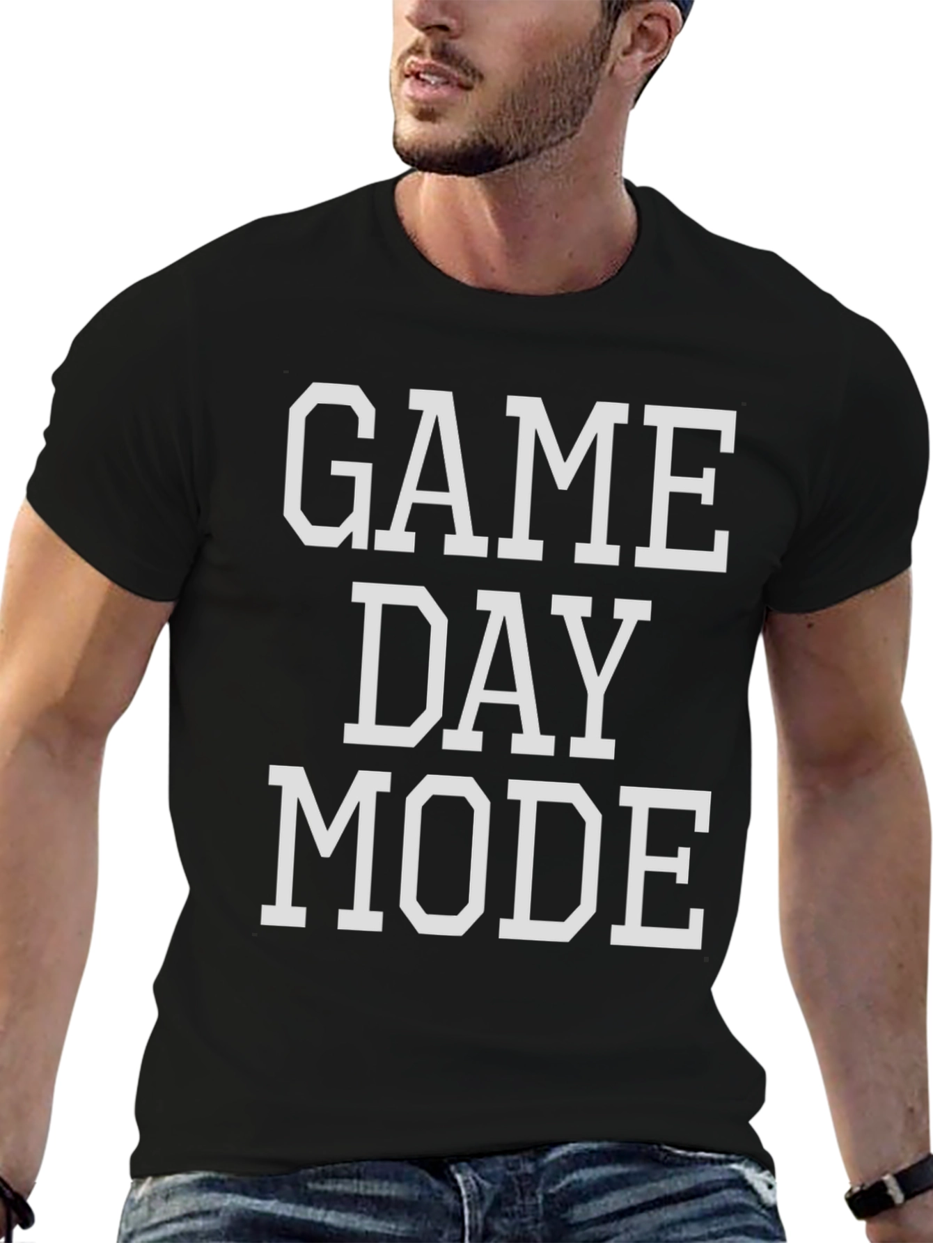 Game Day Mode Black T-Shirt