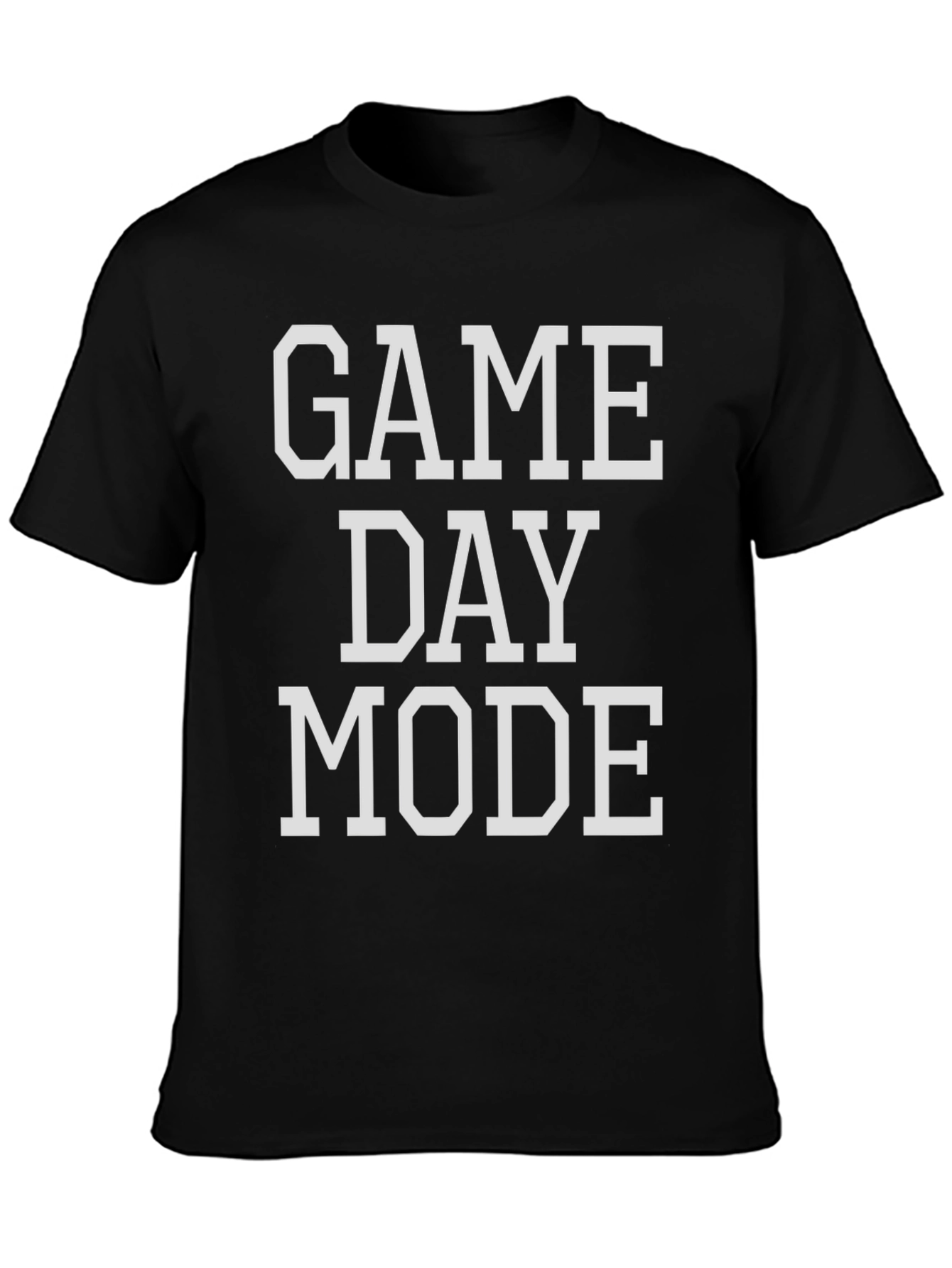 Game Day Mode Black T-Shirt