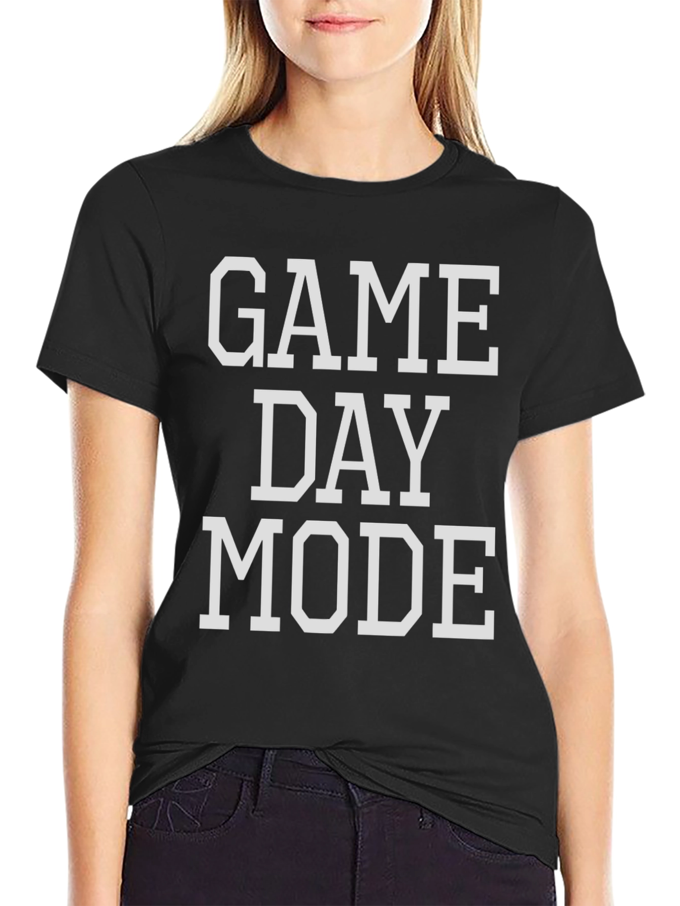 Game Day Mode Black T-Shirt