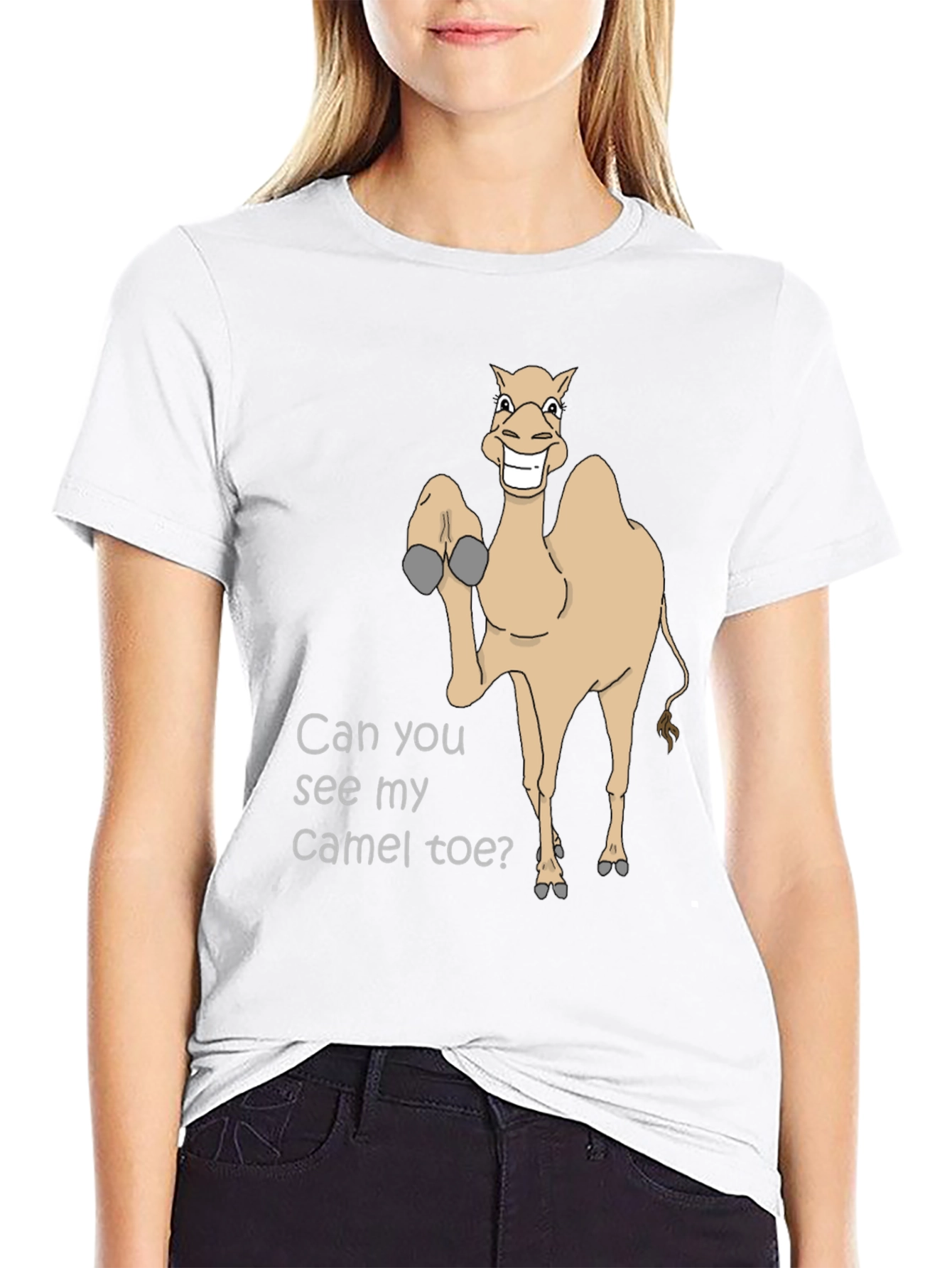 Funny Camel Toe Graphic Tee