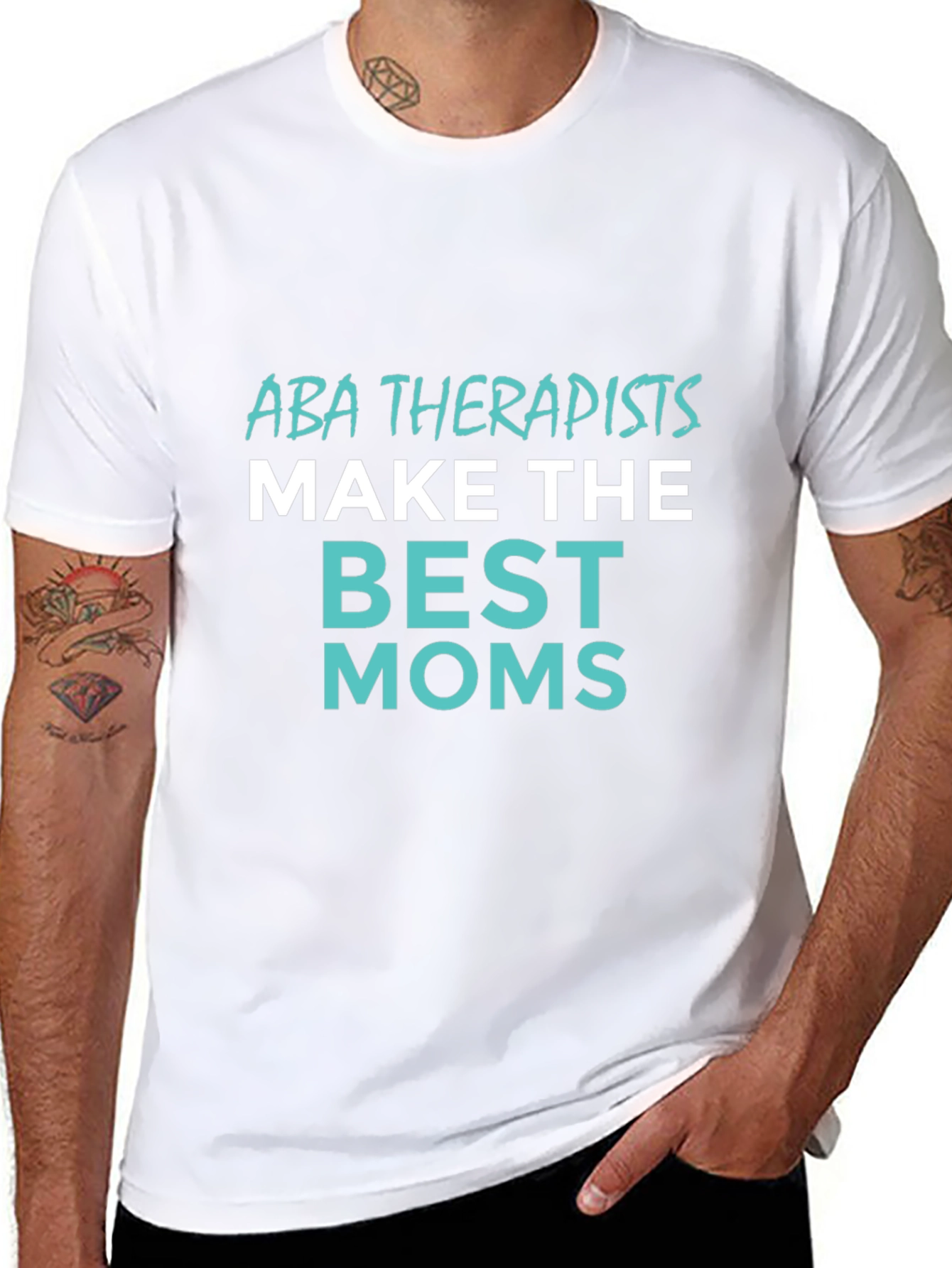 ABA Therapist Mom Graphic T-Shirt