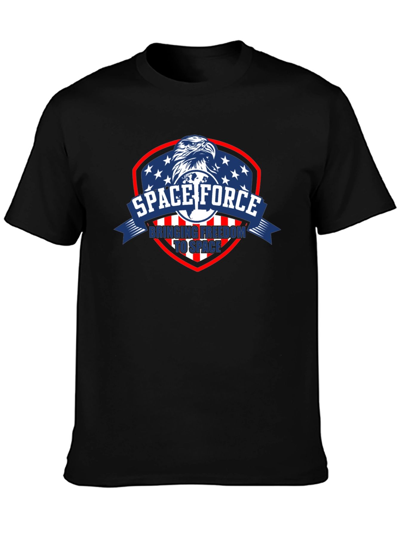 Space Force Eagle Graphic T-Shirt