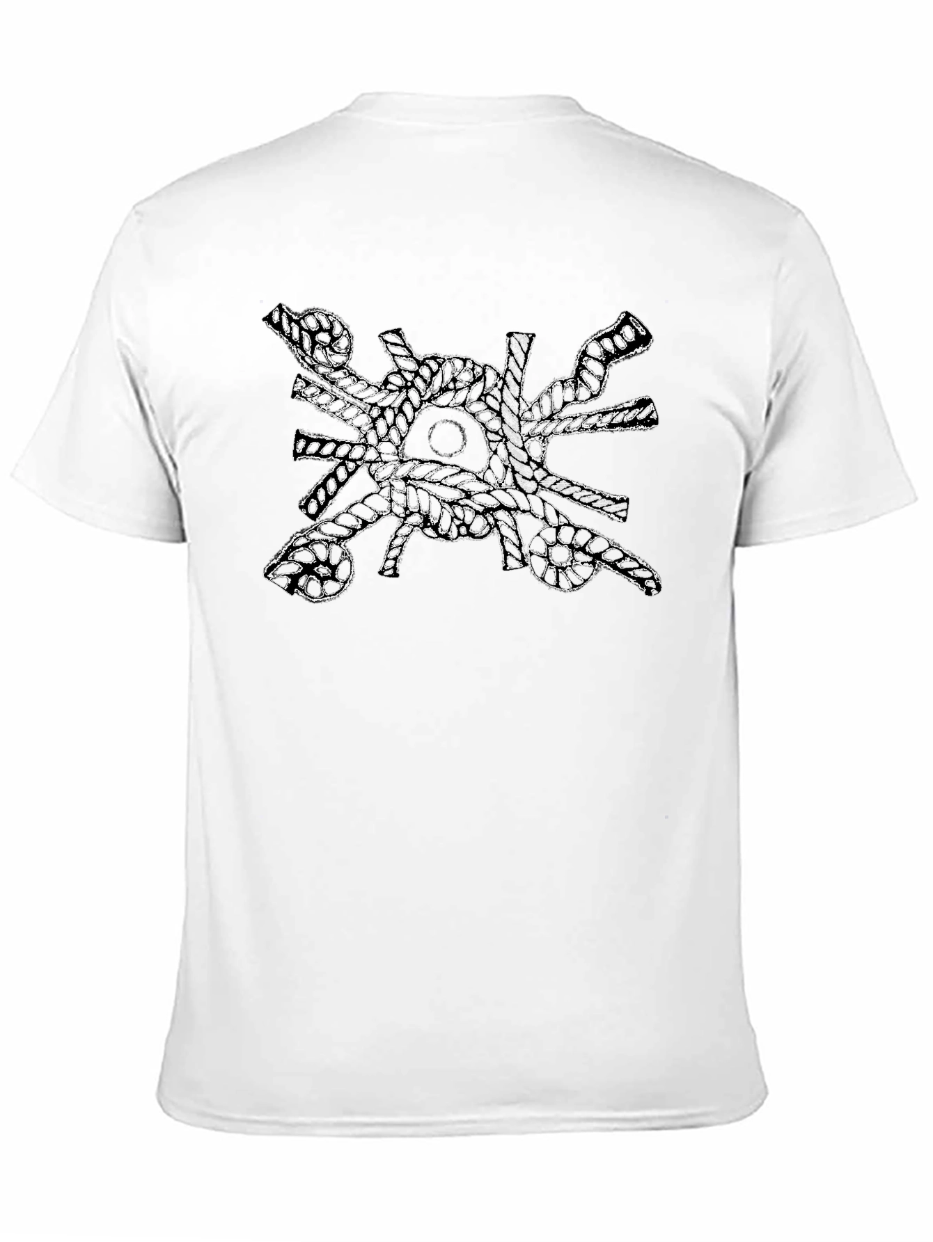Abstract Art Graphic Black T-Shirt