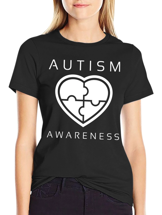 Autism Awareness Puzzle Heart Tee