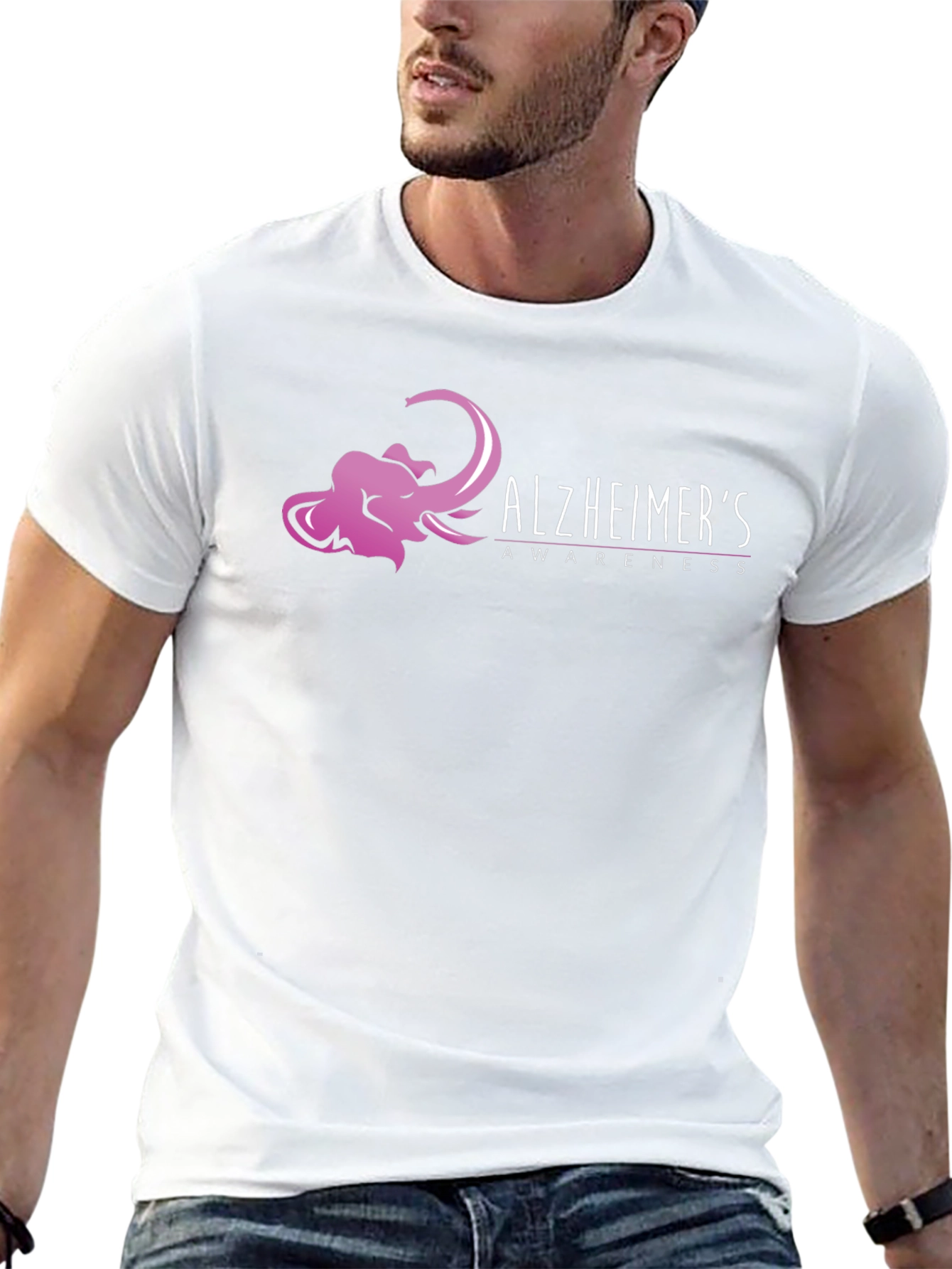 Alzheimers Awareness Elephant T-Shirt