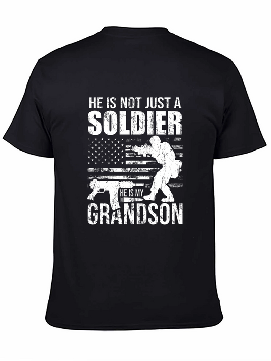 Grandson Soldier Graphic Tee - Patriotic