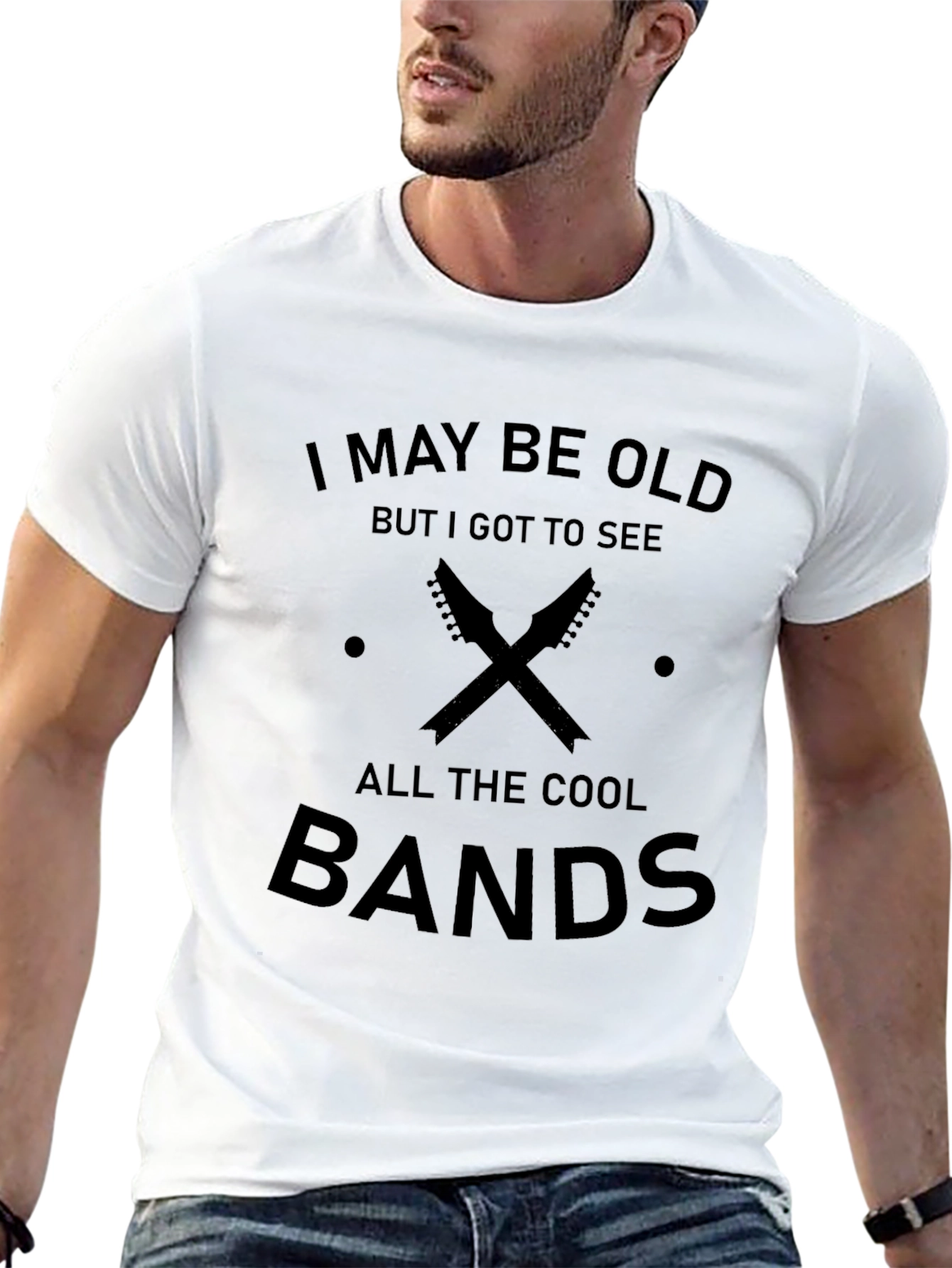 I May Be Old Cool Bands Graphic T-Shirt