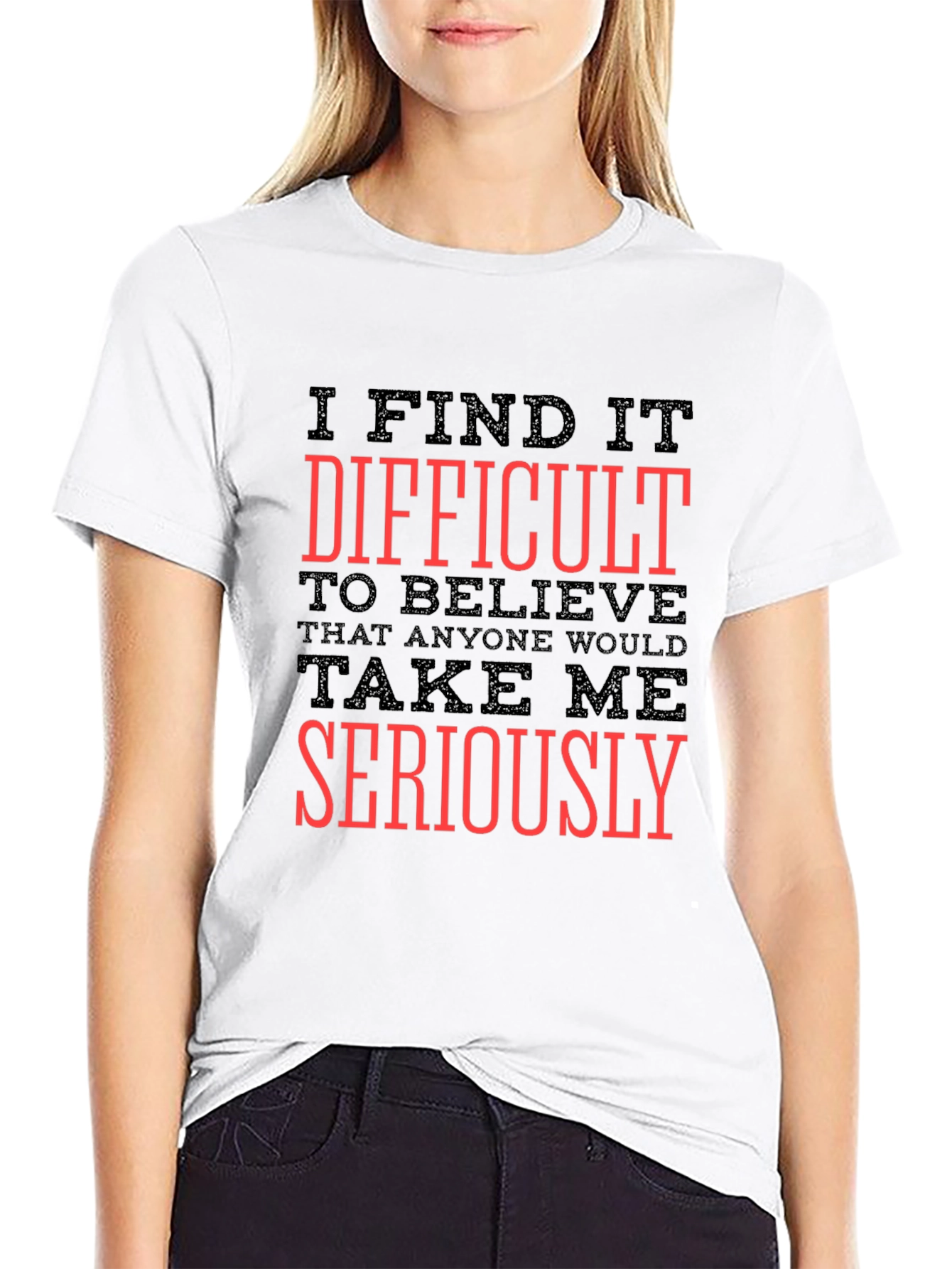 Difficult to Believe Mens Graphic Tee