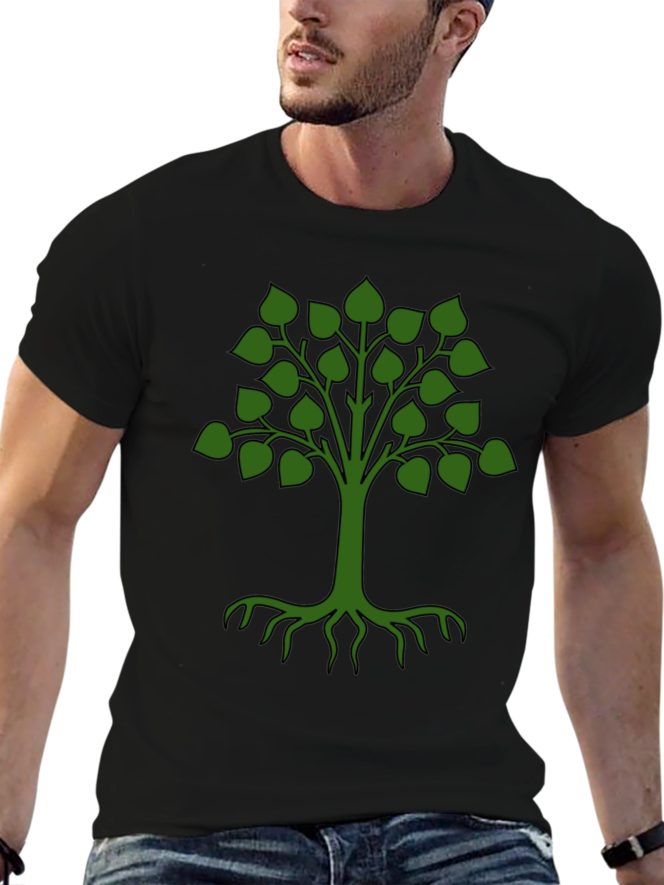 Tree of Gondor Graphic T-Shirt - Black
