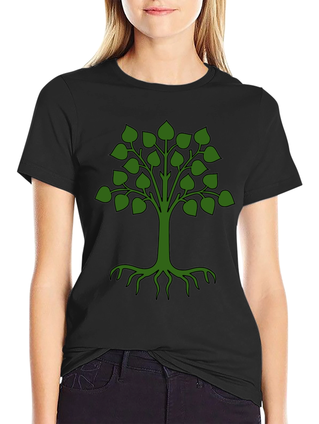 Tree of Gondor Graphic T-Shirt - Black
