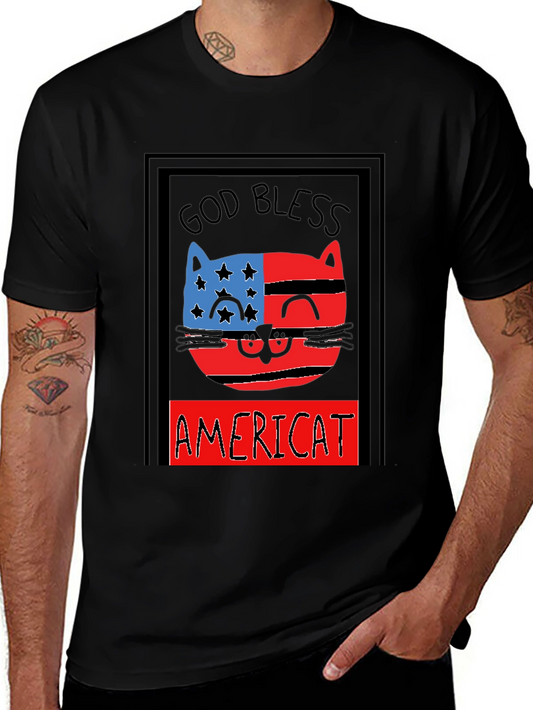 Americat T-Shirt - God Bless America Patriotic Tee