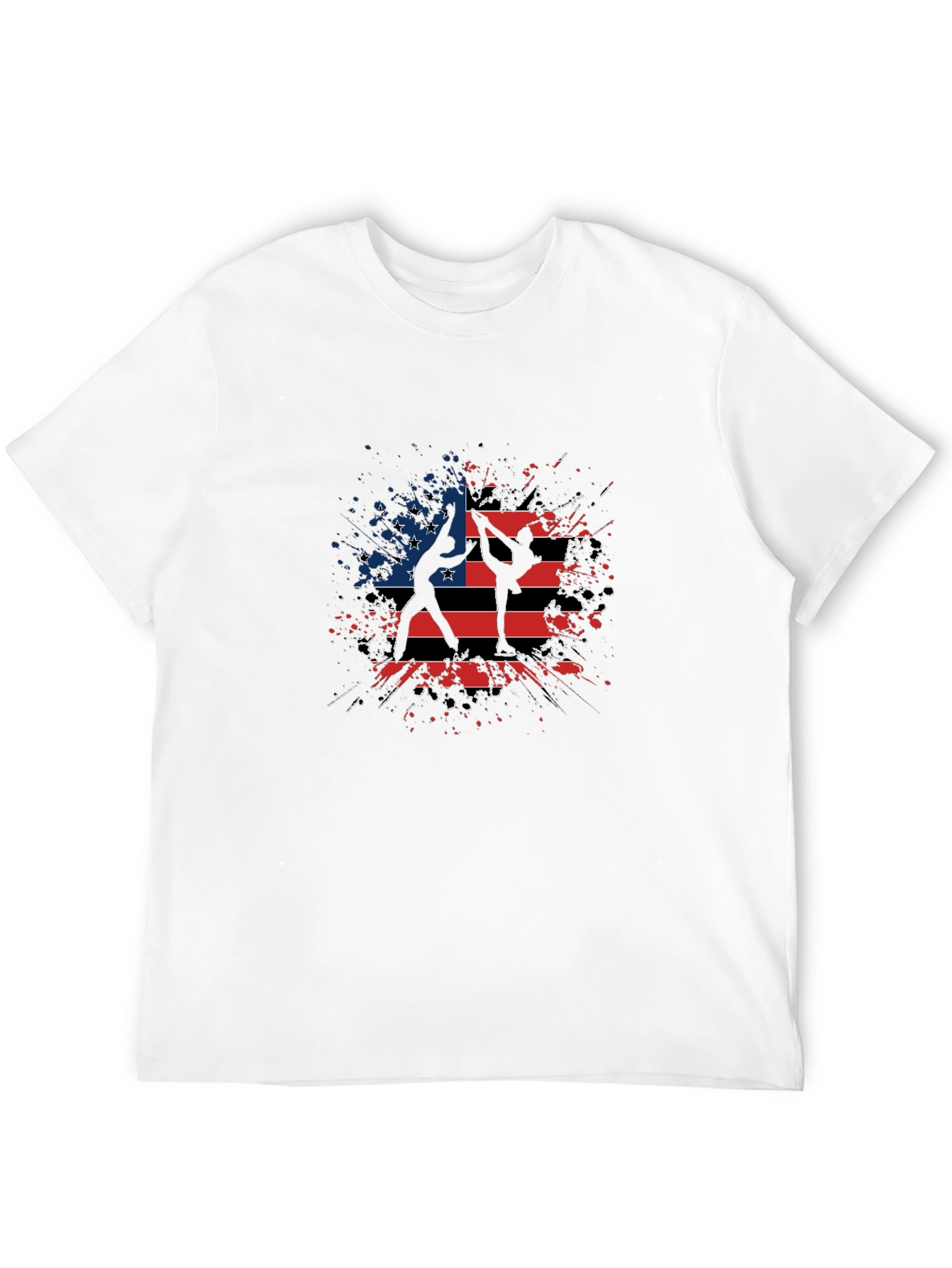 American Flag Gymnastics T-Shirt