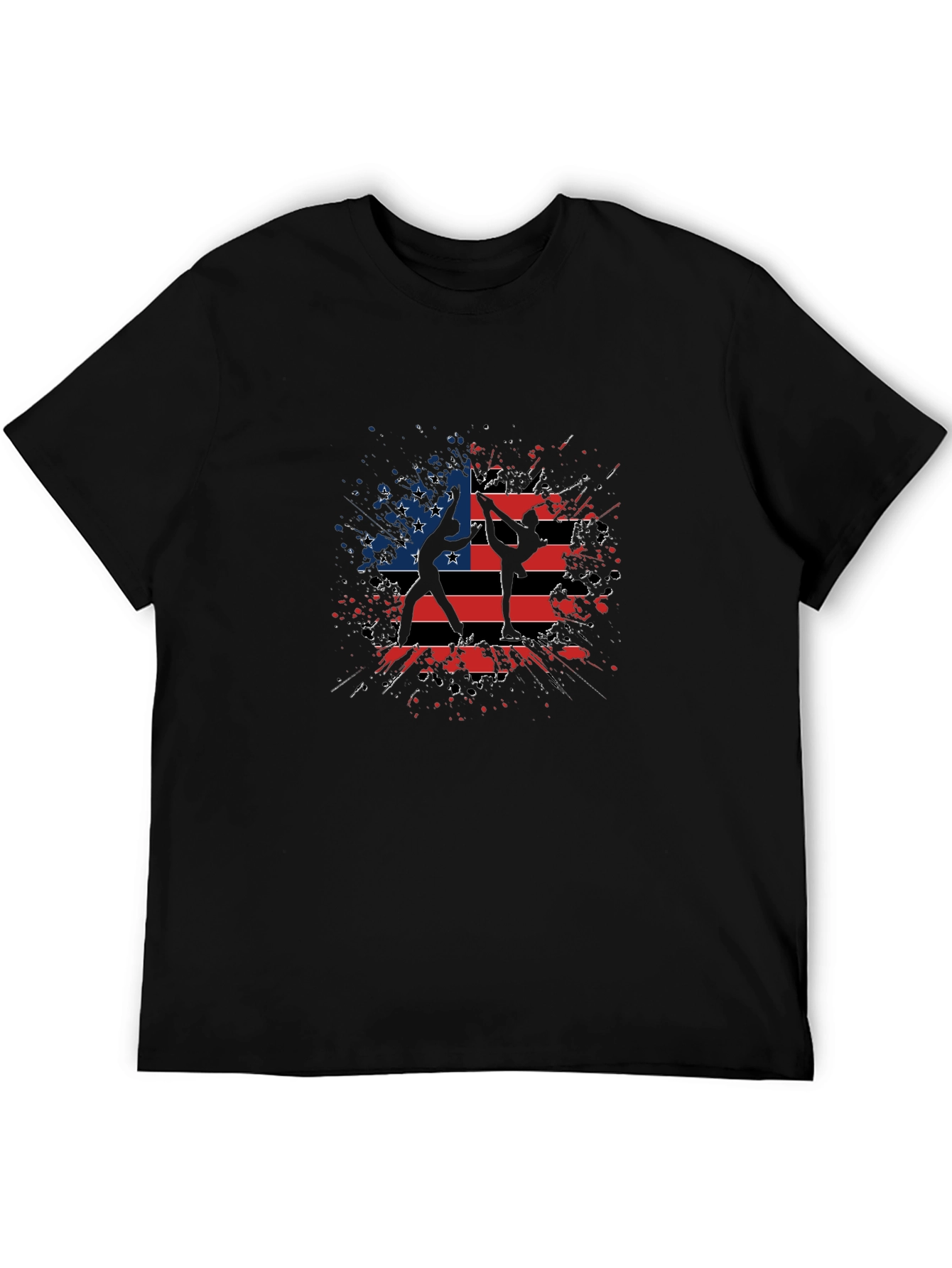 American Flag Gymnastics T-Shirt