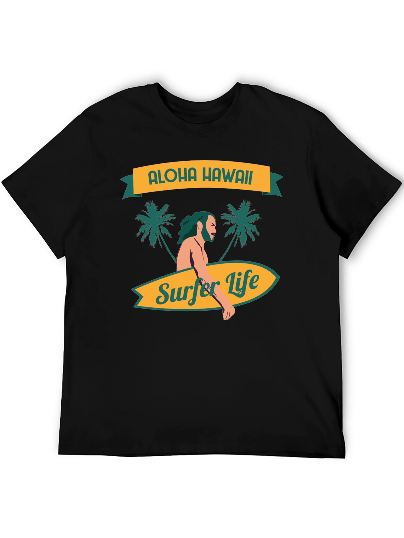 Aloha Hawaii Surfer Life Graphic Tee