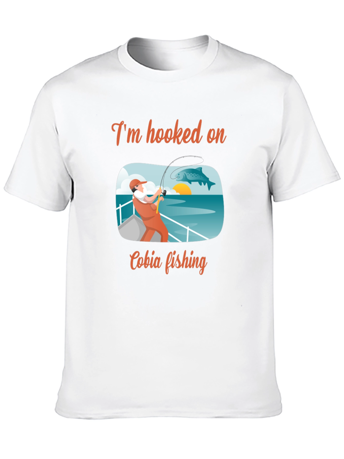 Cobia Fishing T-Shirt: Hooked On Graphic Tee