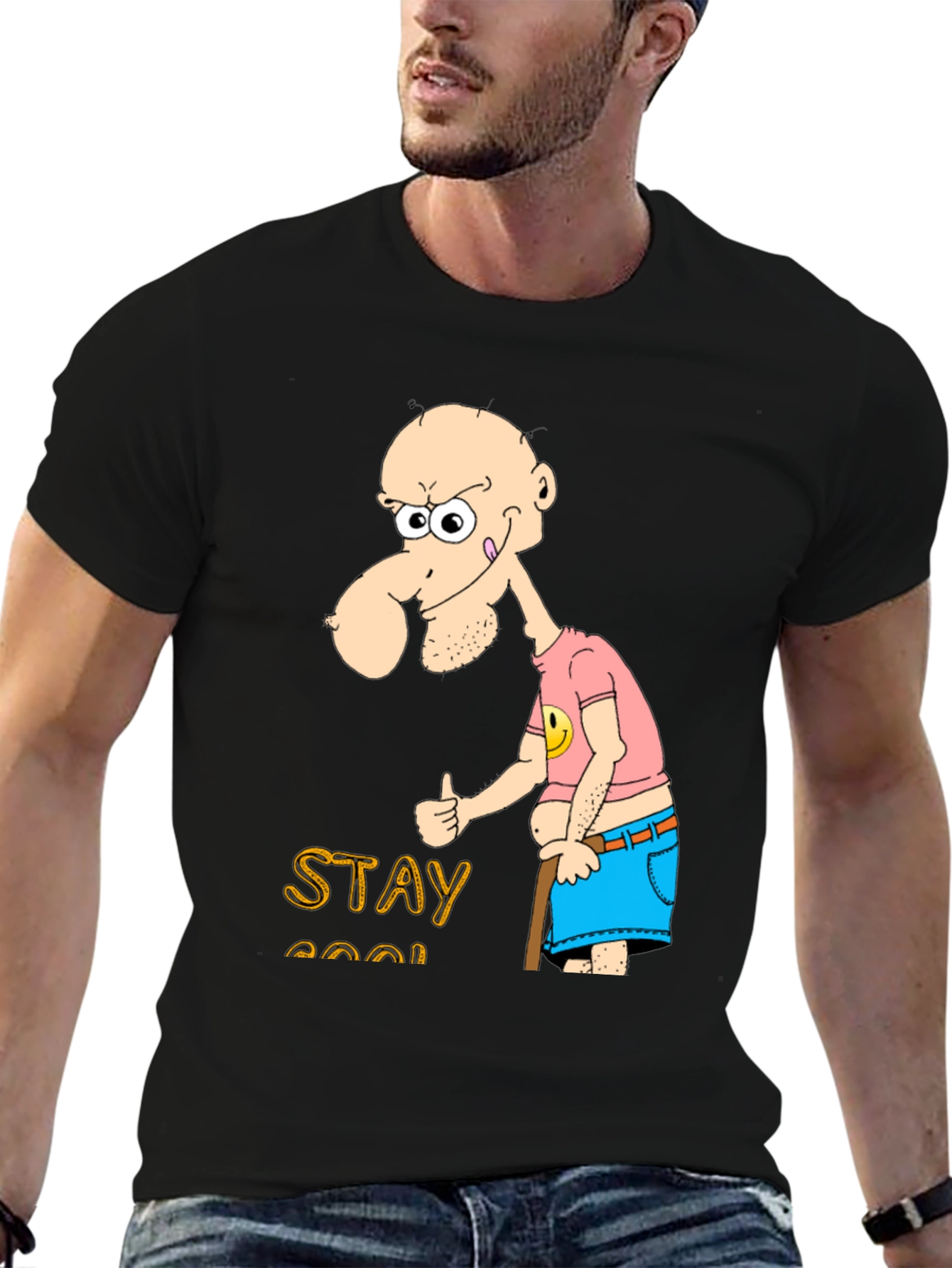 Stay Cool Cartoon T-Shirt