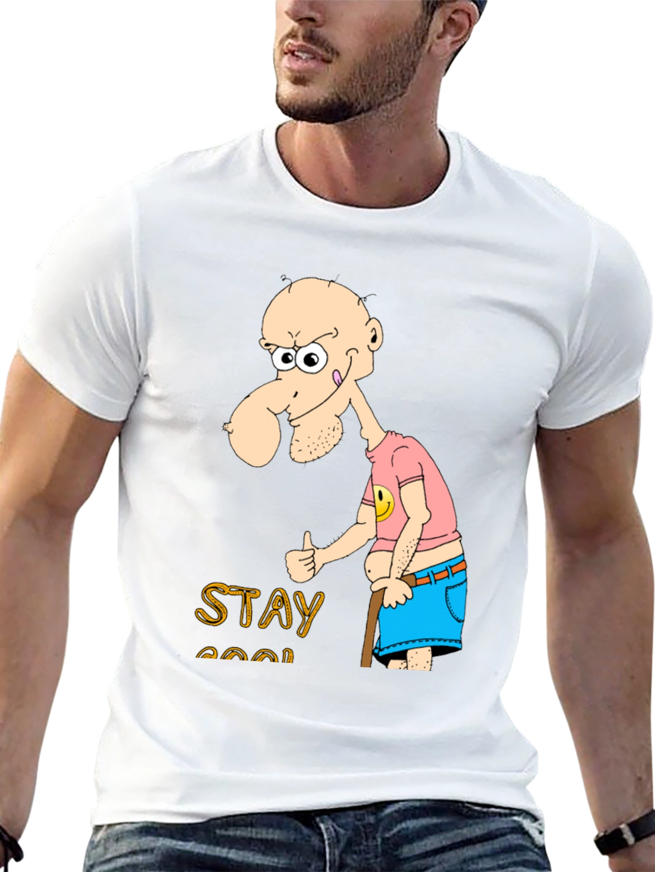 Stay Cool Cartoon T-Shirt