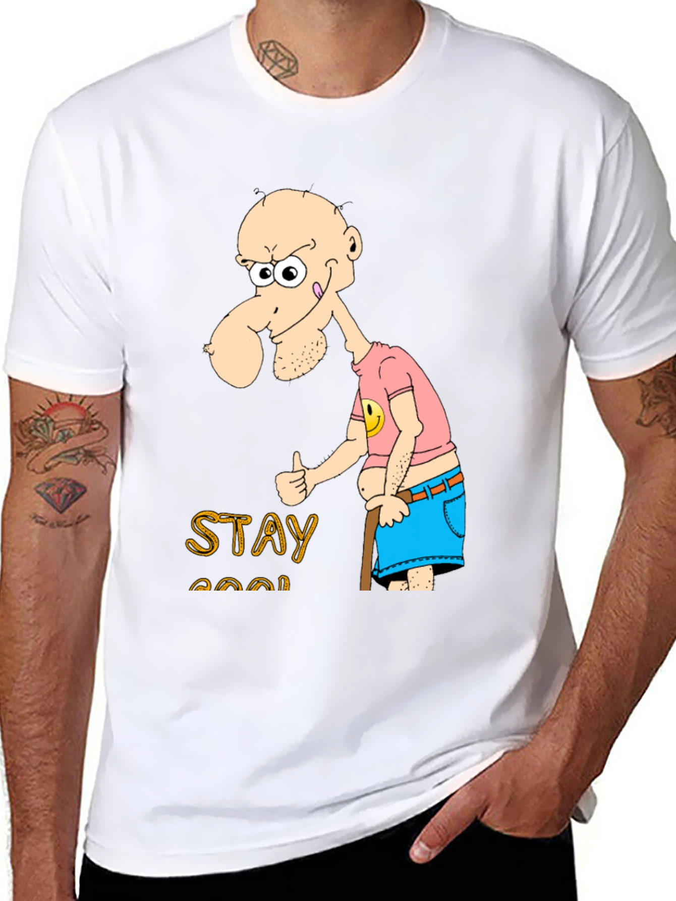 Stay Cool Cartoon T-Shirt