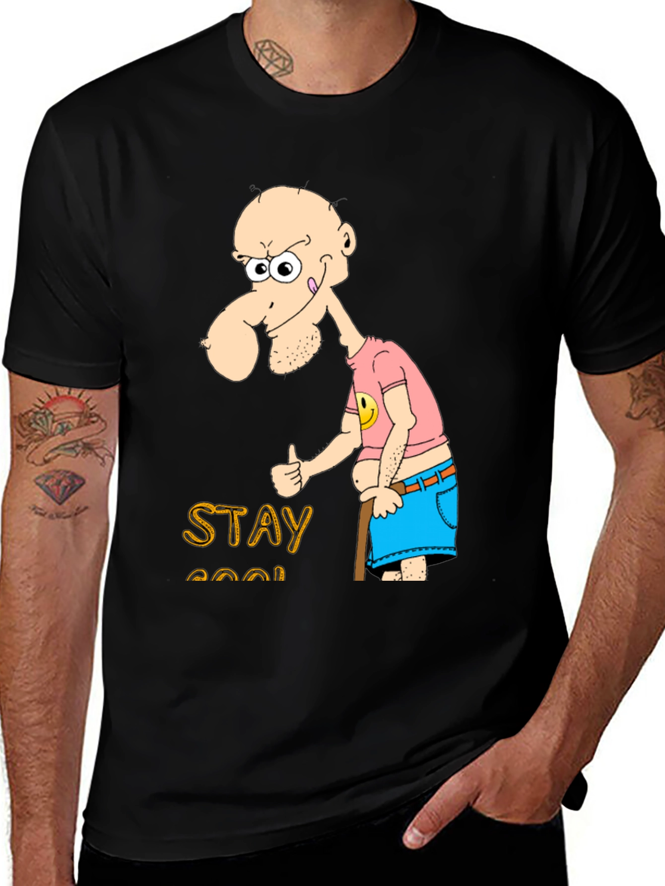 Stay Cool Cartoon T-Shirt