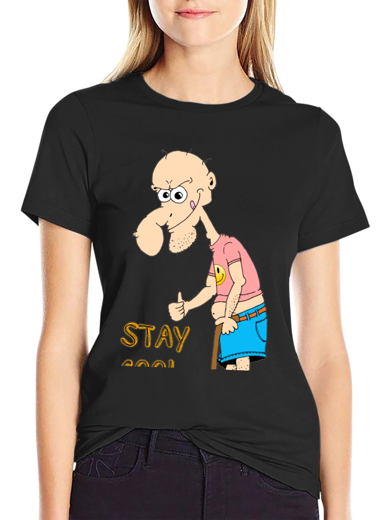 Stay Cool Cartoon T-Shirt