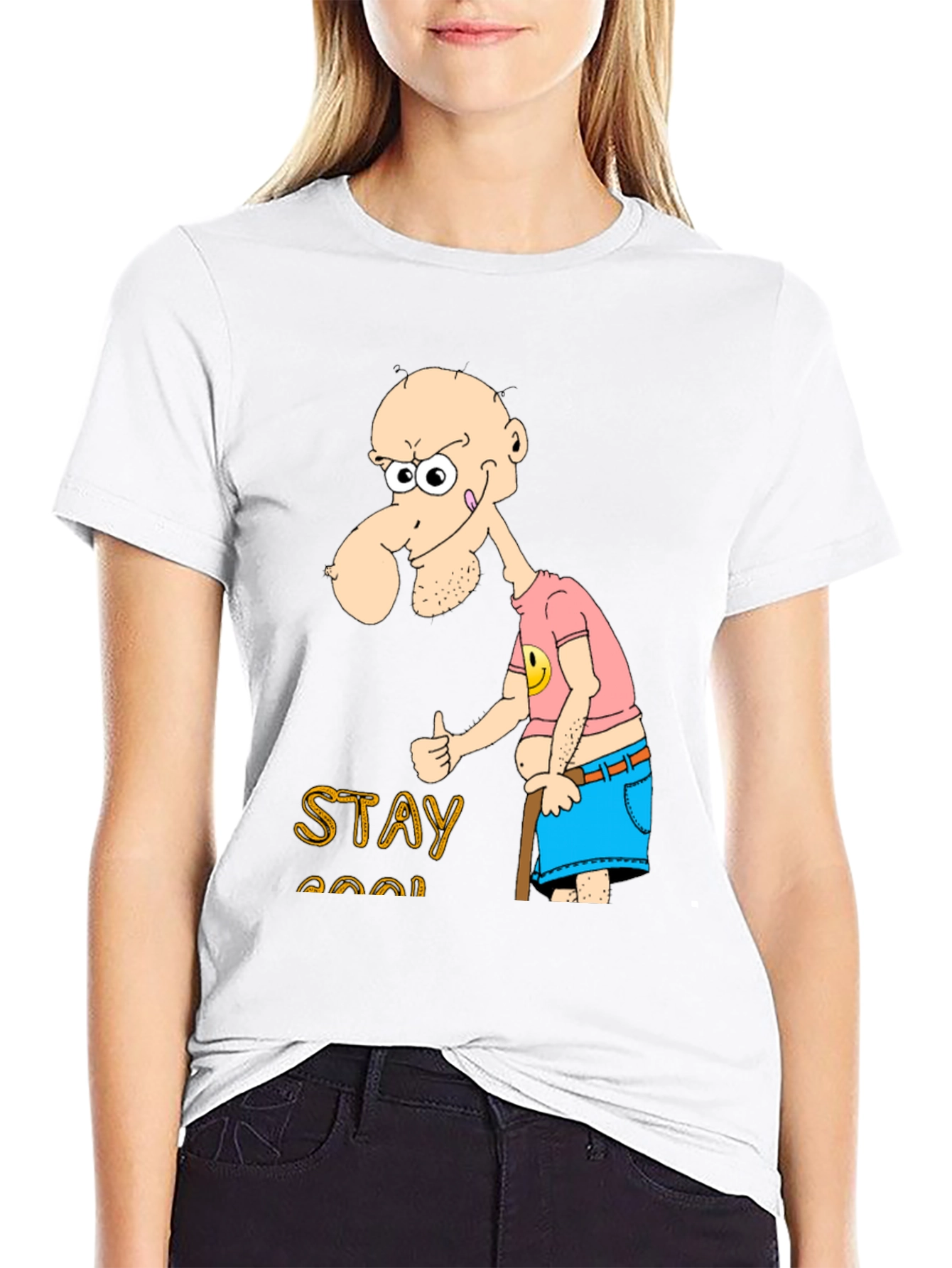 Stay Cool Cartoon T-Shirt