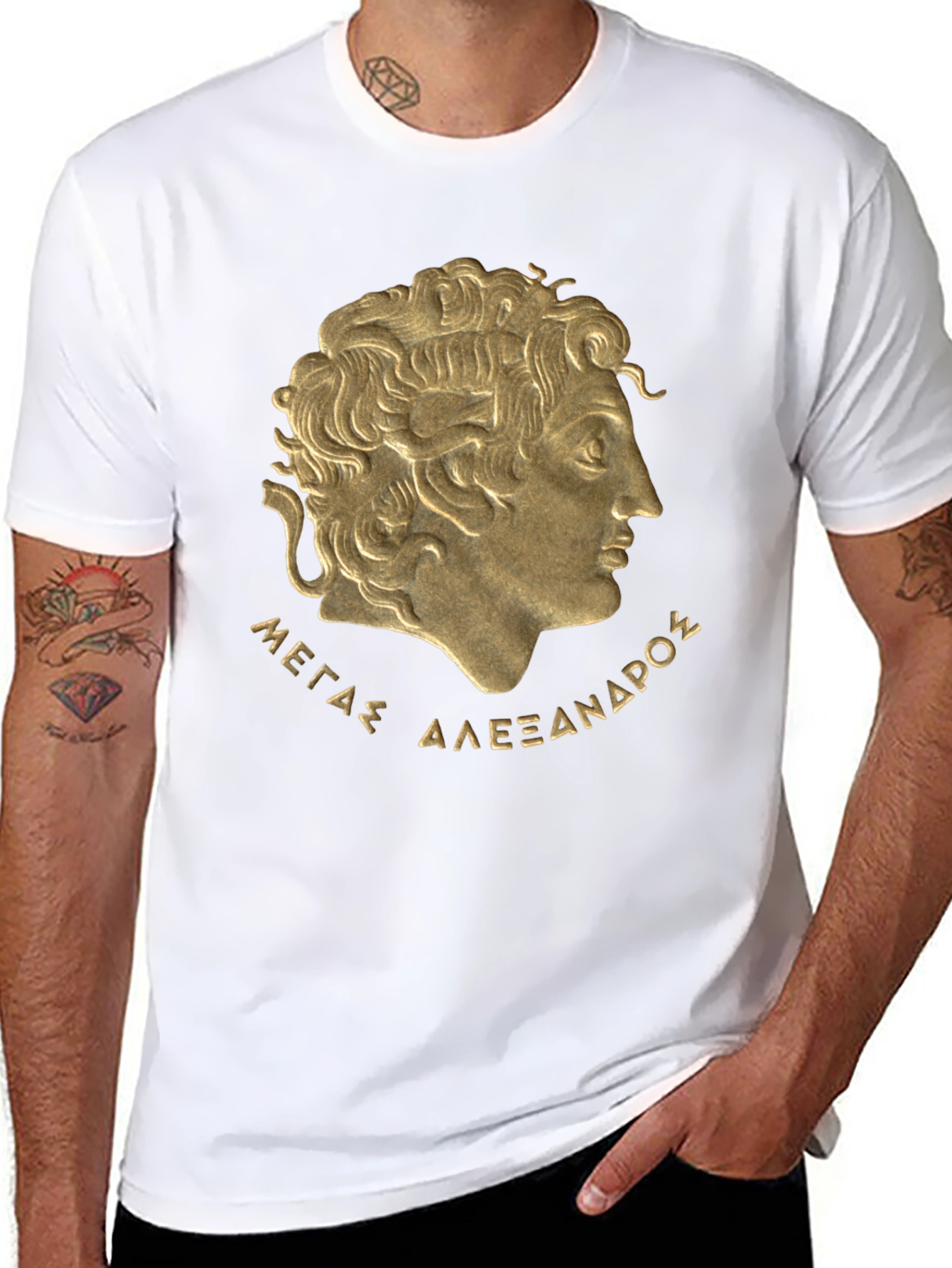 Alexander the Great Black T-Shirt