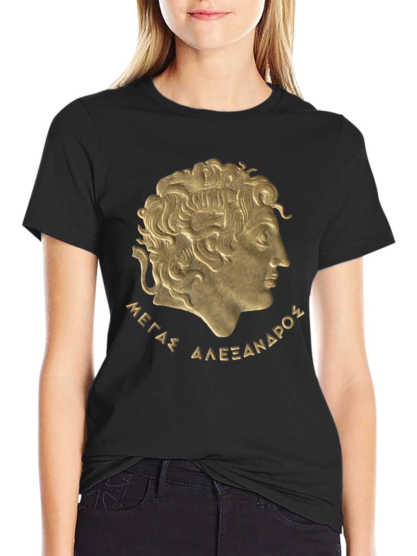 Alexander the Great Black T-Shirt