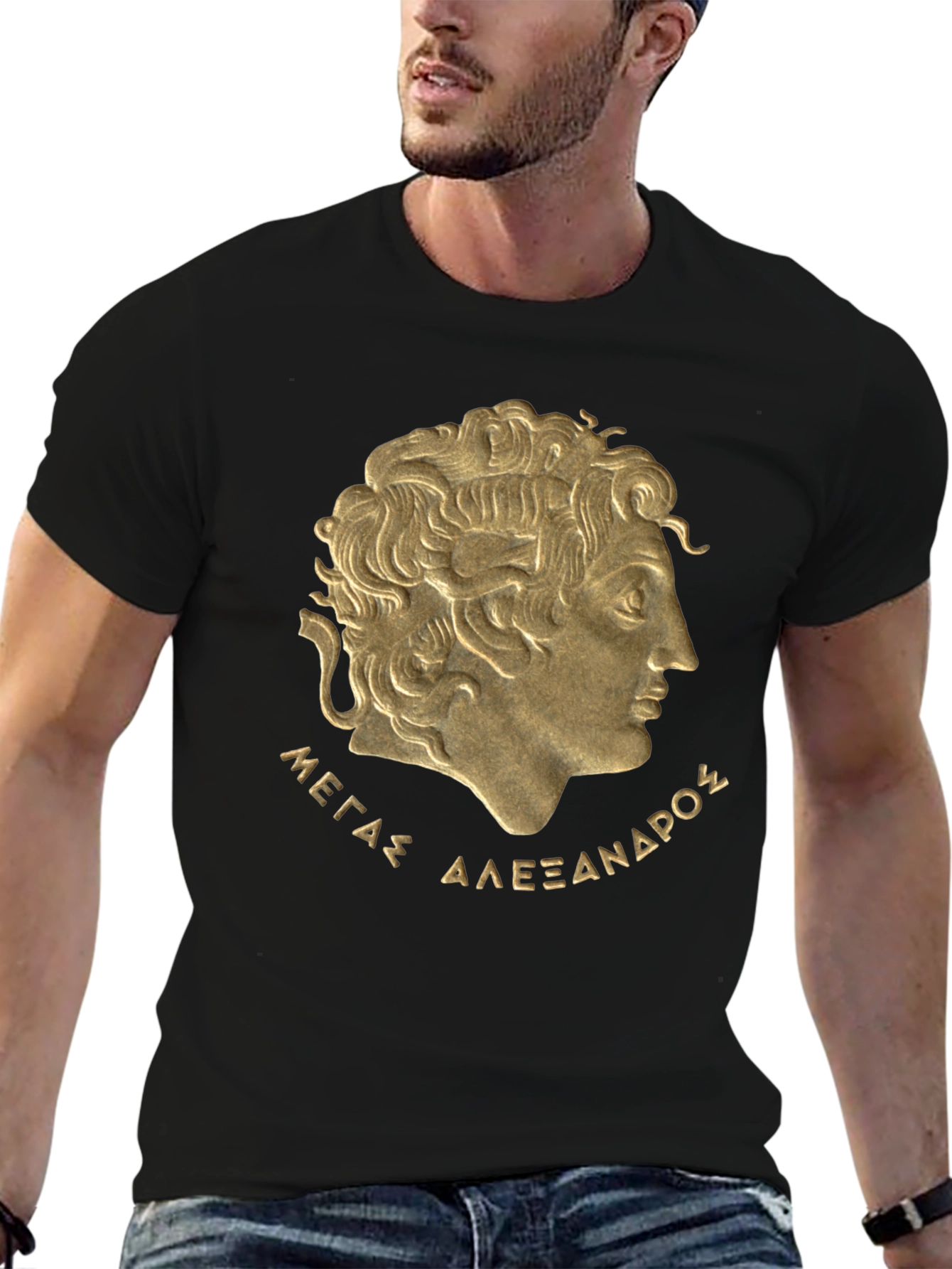 Alexander the Great Black T-Shirt