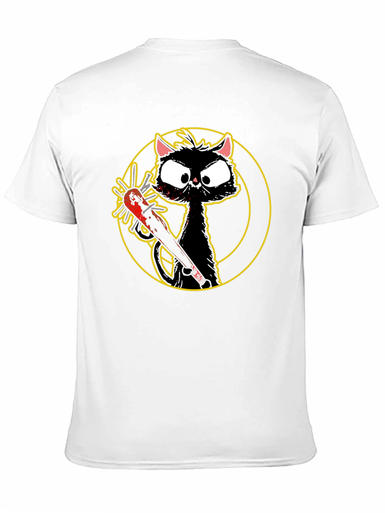 Killer Cat Graphic Tee - Black