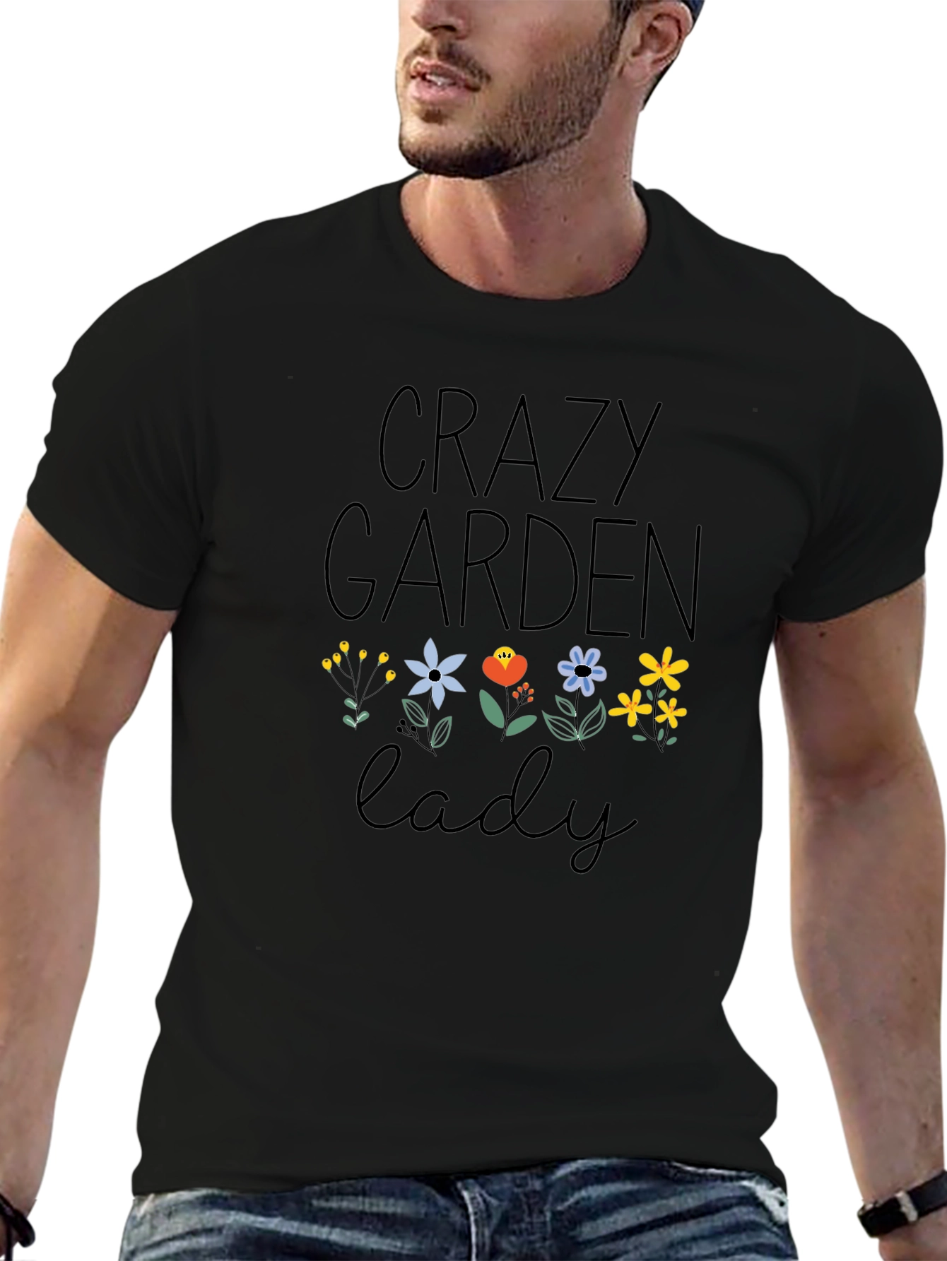 Crazy Garden Lady Graphic Tee